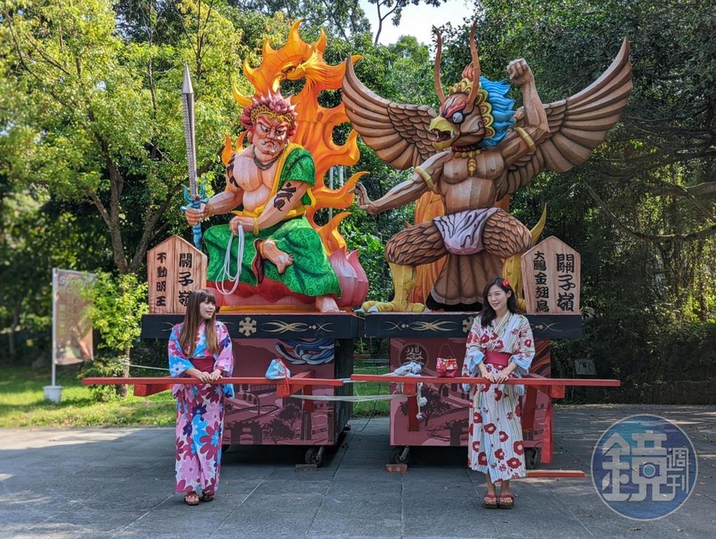 關子嶺嶺頂旅遊資訊站開放旅客借浴衣體驗。