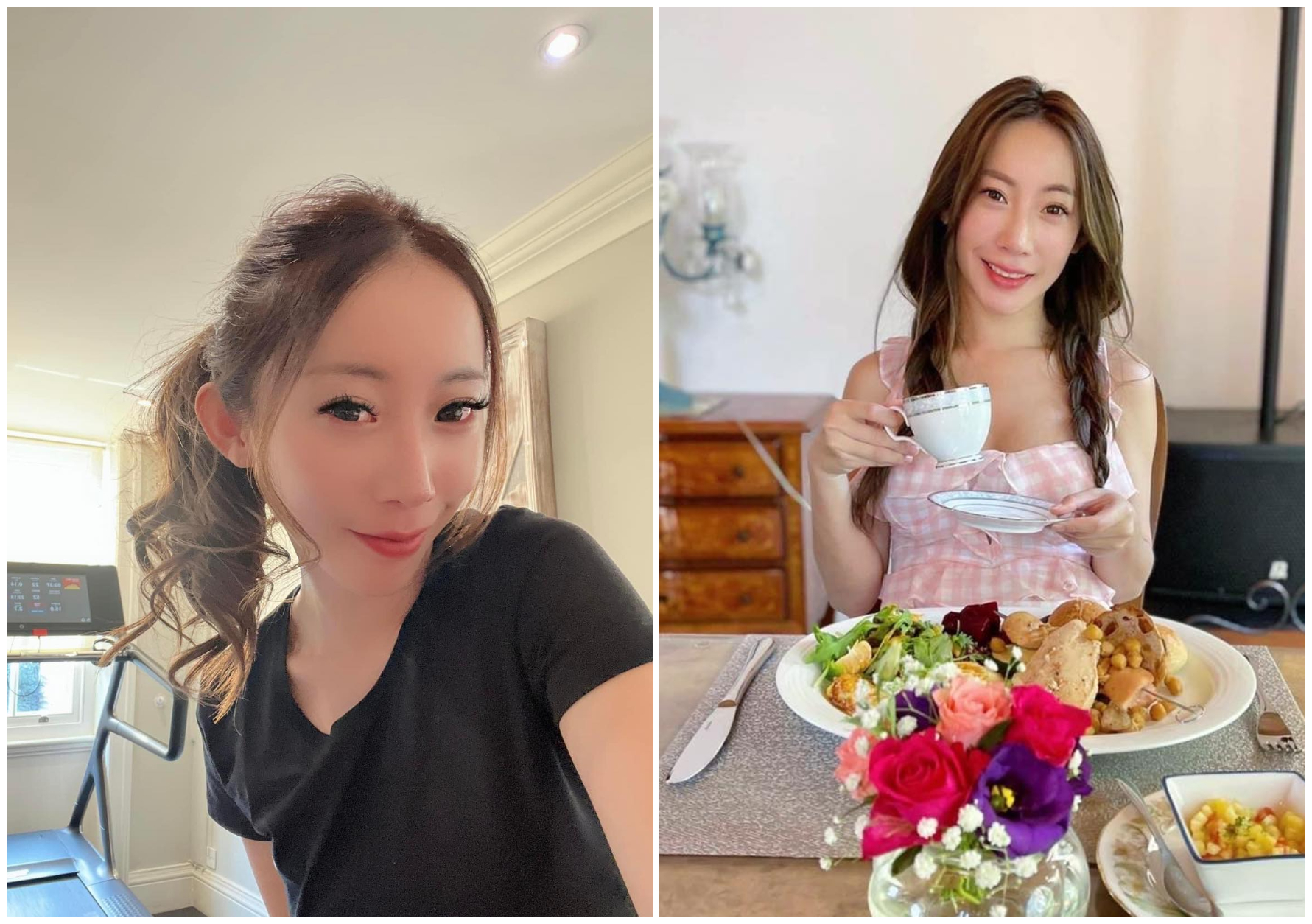 「登山女神」曾格爾遭控介入富商婚姻。(翻攝曾格爾臉書)