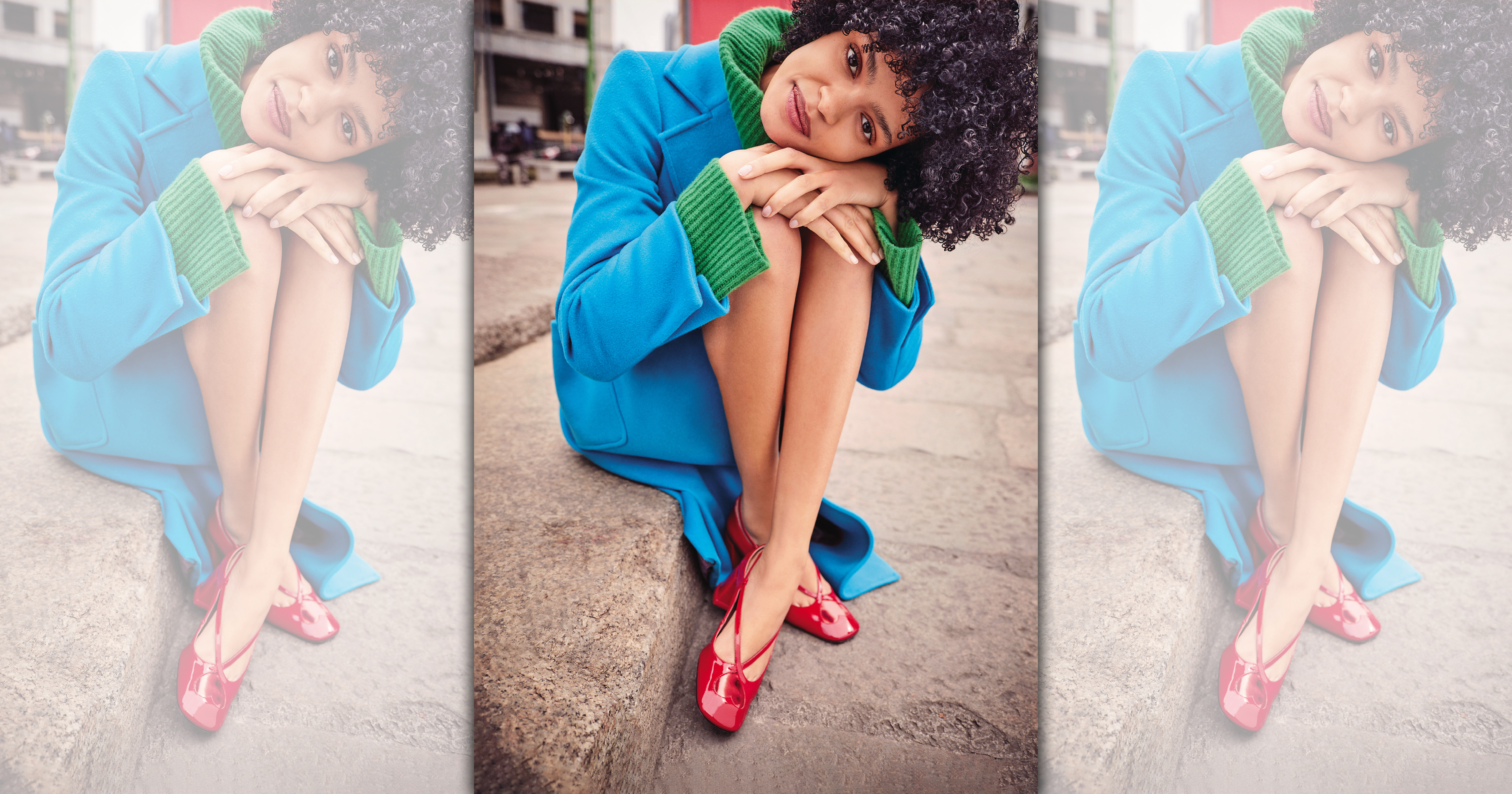 MAX&Co.與義大利鞋履品牌A.Bocca攜手推出聯名系列鞋履。威尼斯紅色雙心漆皮瑪莉珍鞋NT$15,900 （華敦提供） 