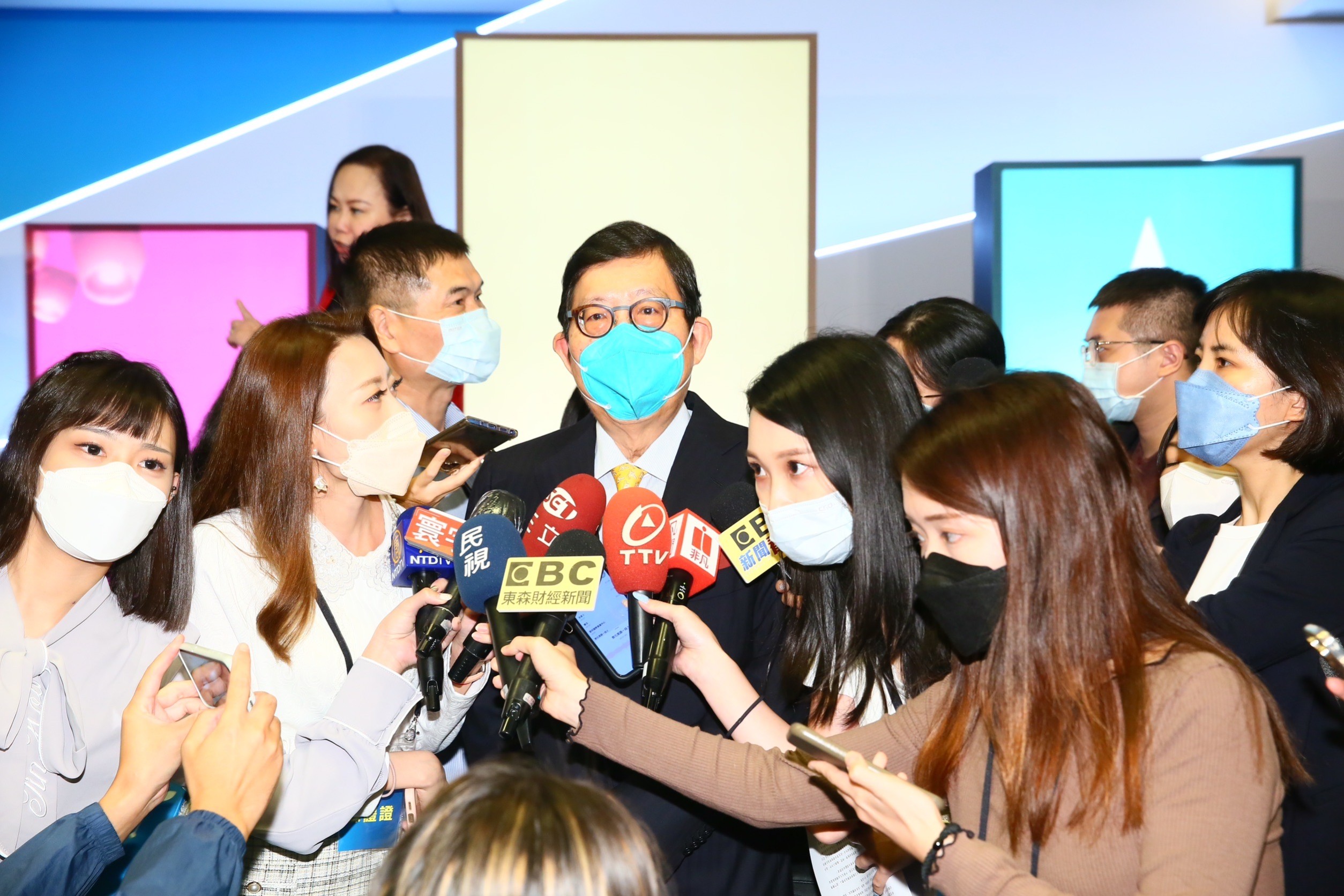 富邦集團蔡明忠、蔡明興（圖）兄弟難得公開露面。