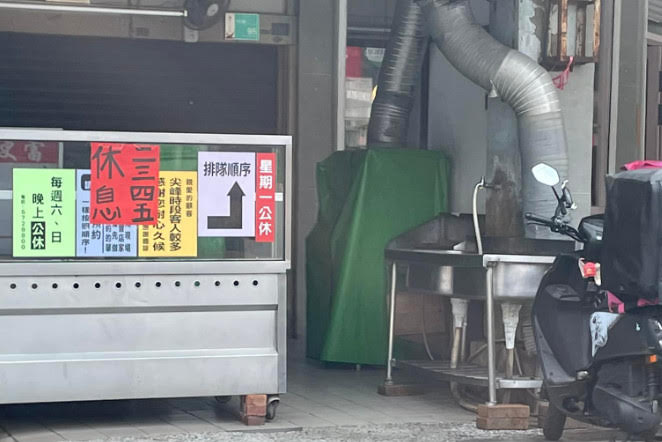 網友根據資訊推敲出開門營業時間就是週六、週日的白天。(翻攝社團「路上觀察學院」)