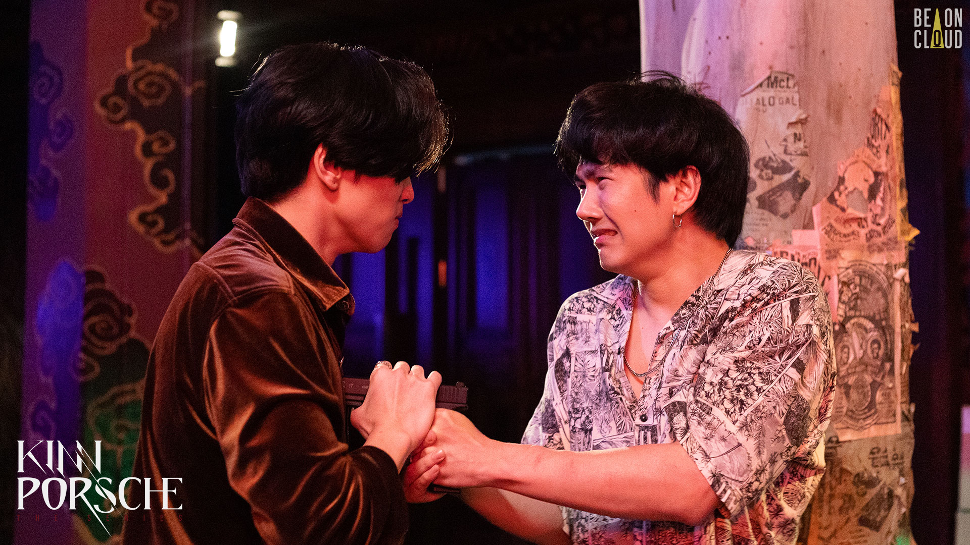 Build說他飾演的Pete原本個性純真,遇上Bible竟完全不一樣,是很大的演技挑戰。(翻攝Be on Cloud 推特)