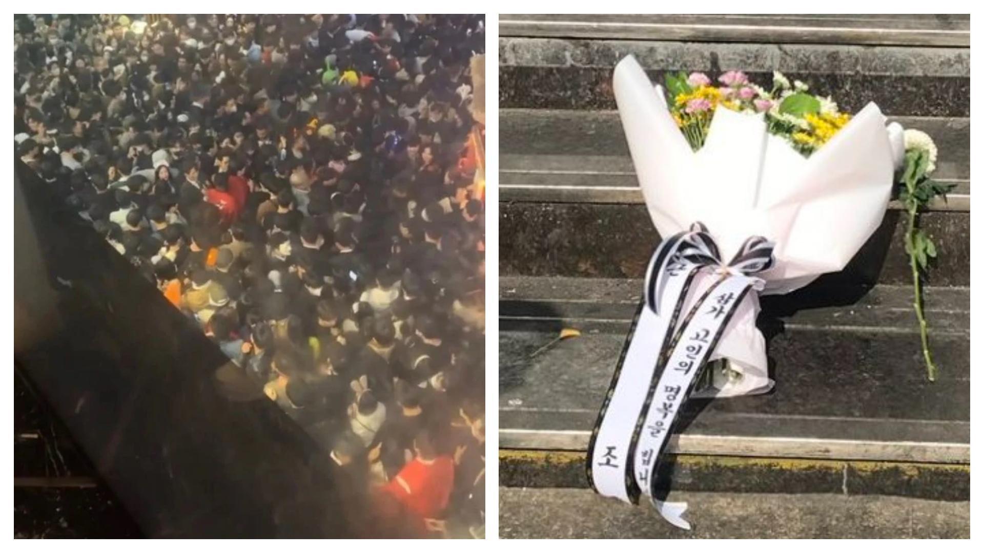 梨泰院踩踏事件共釀26名外國人喪生、15人受傷。(翻攝自推特@belugasong、@ShutDa_Ur_Mouth)