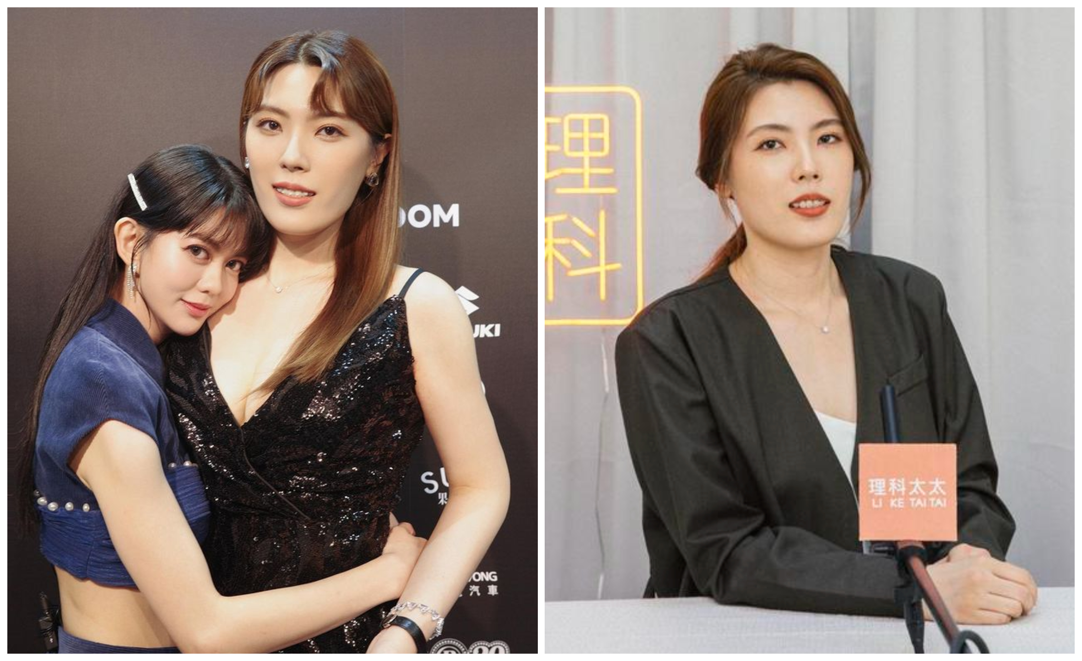 理科太太與白癡公主（左圖左）感情很好。（翻攝白癡公主IG、本刊資料照）