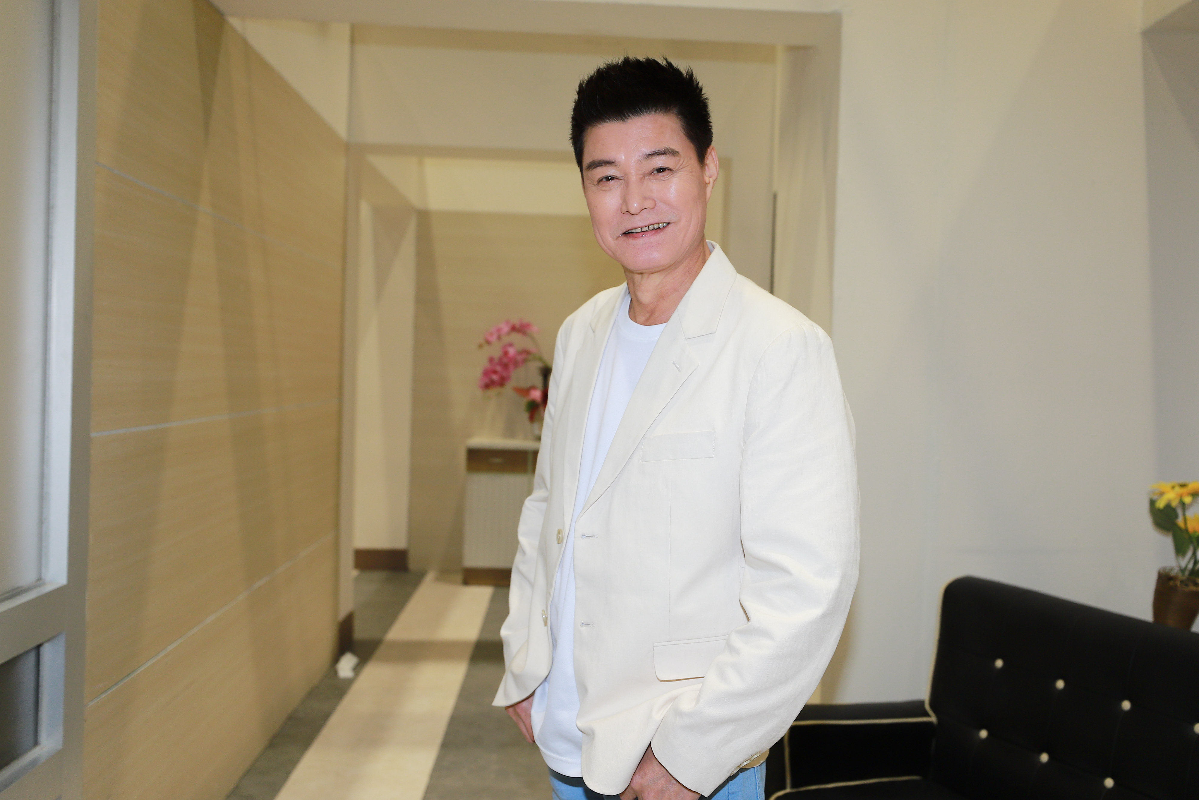 王中皇透露 2年後再出演八點檔,為了演出奔波汲汲營營過生活的模樣,有特別刻意瘦身。(民視提供)