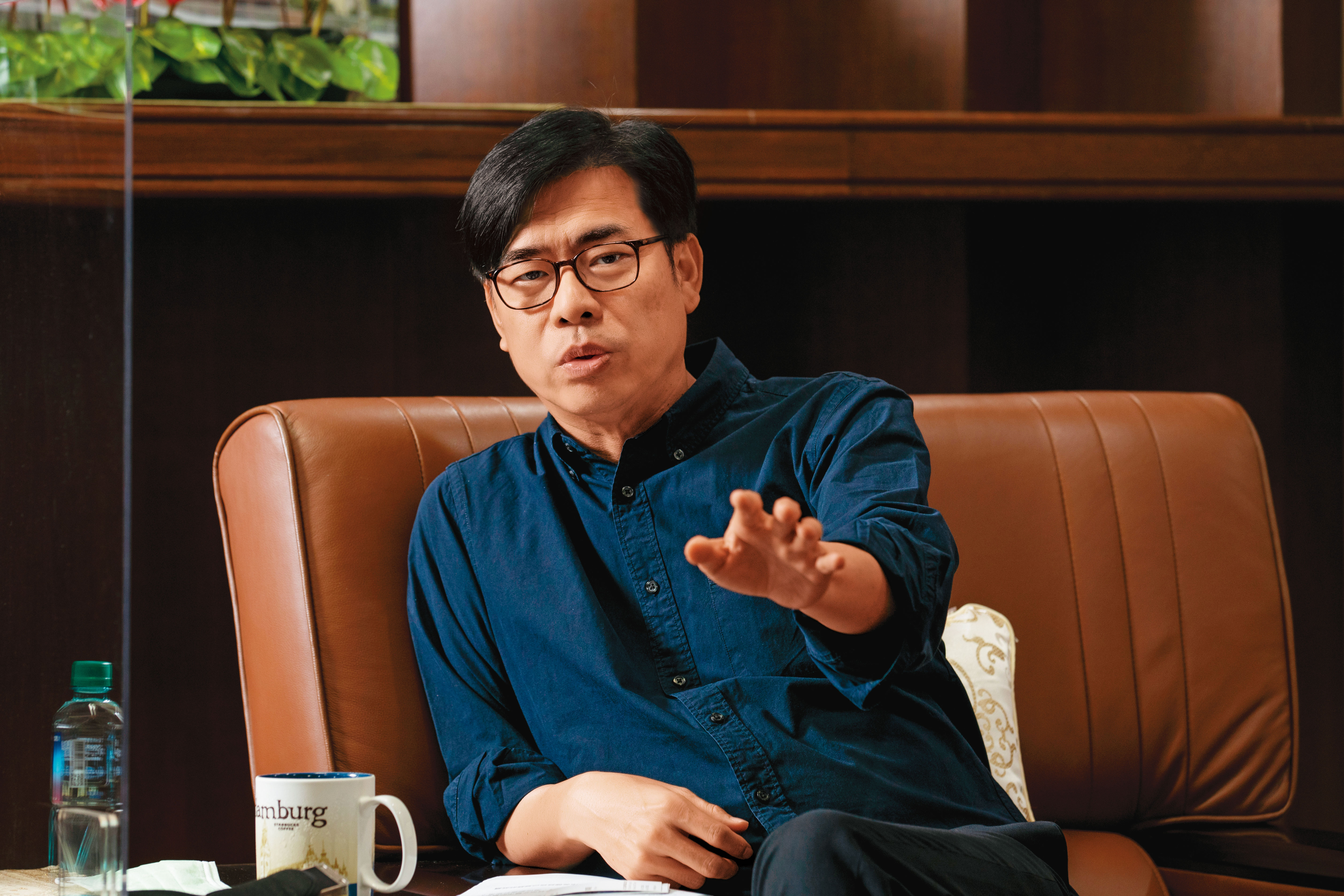 陳其邁說，高雄近來抓住全球產業鏈重組契機，招商成果斐然。