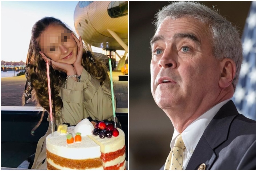 今年10月才訪台的美國聯邦眾議員溫斯卓（右），其姪女安瑪莉（左）在梨泰院踩踏事件中喪命。（左圖翻攝自IG@anne_in_seoul，右圖翻攝自推特@RiponAdvance）