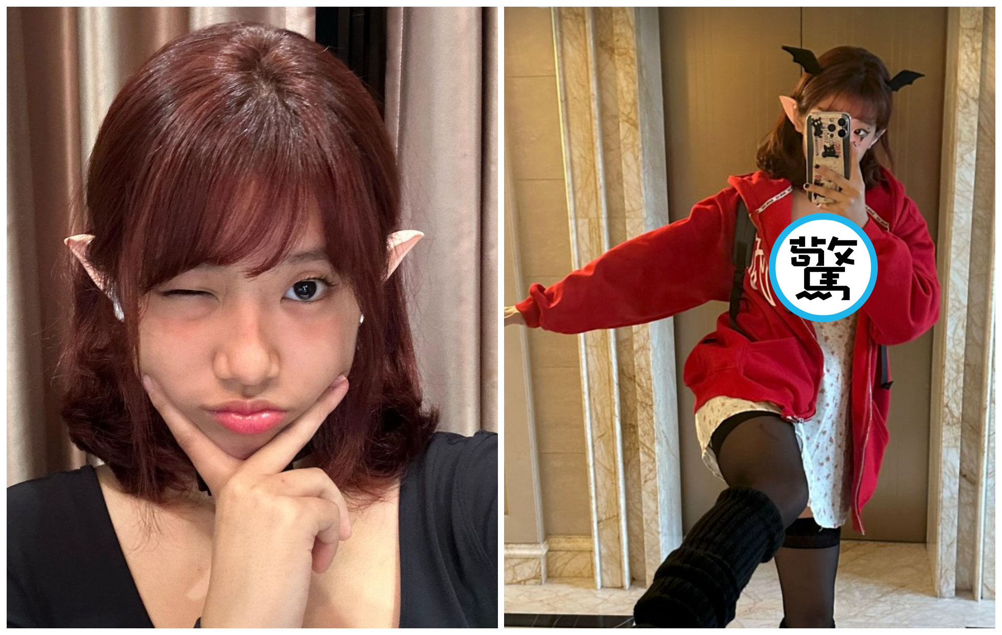 梧桐妹萬聖節造型吸睛。（翻攝梧桐妹IG）