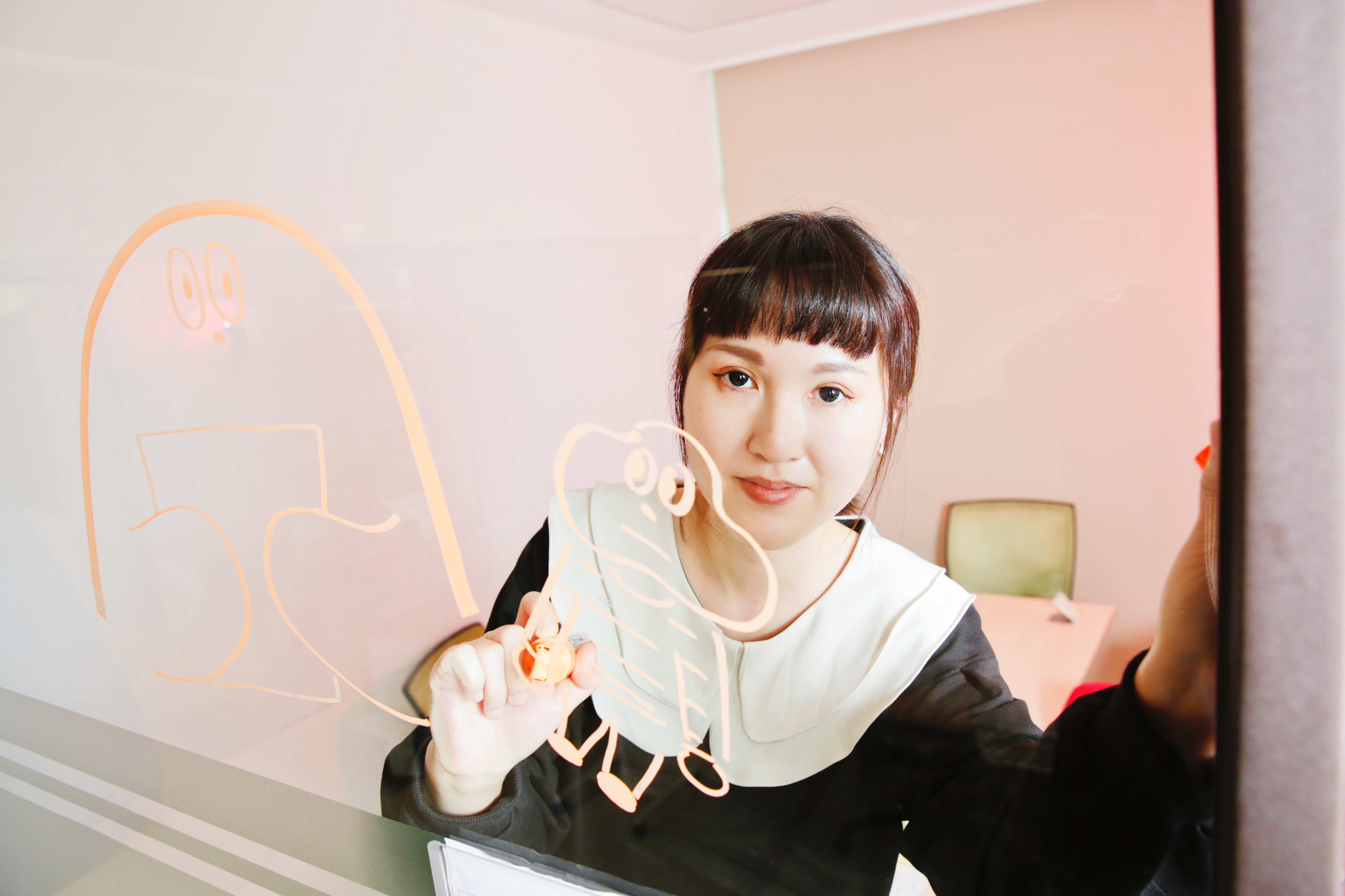 Pam Pam Liu以畫畫抹除負面記憶，療癒自己。