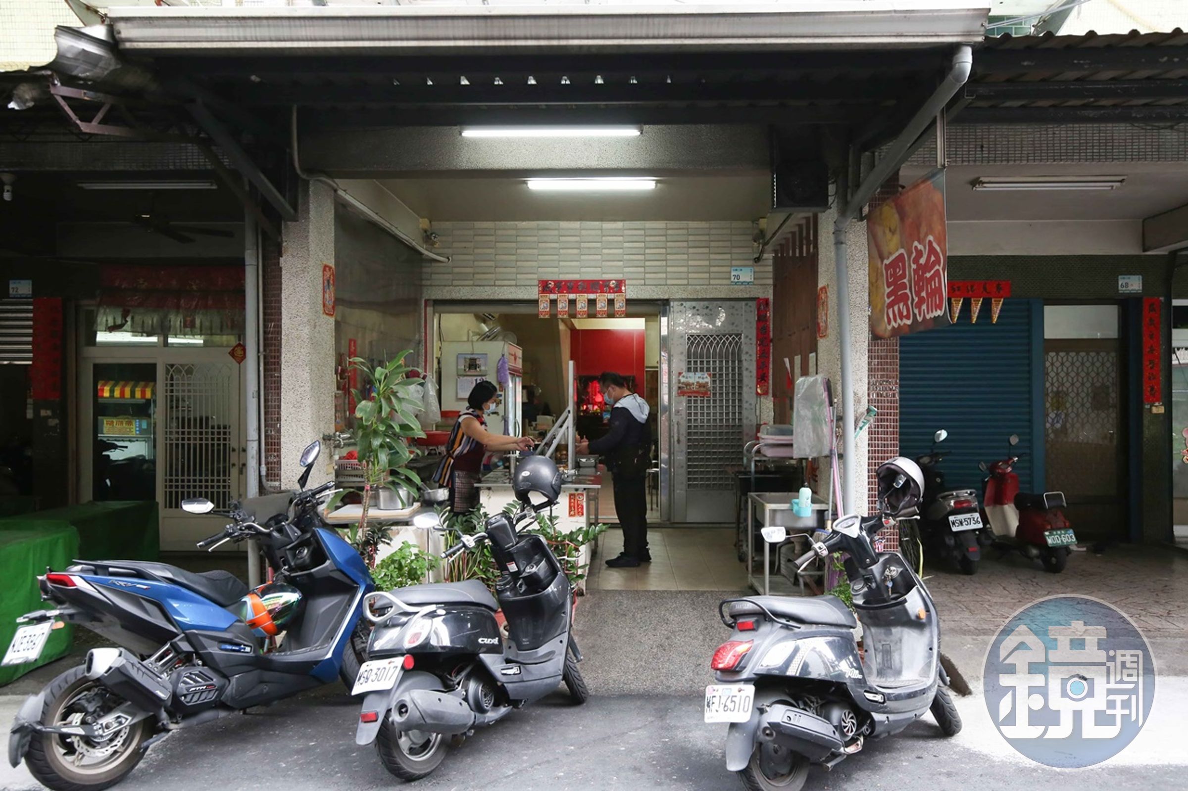 「pulu黑輪伯」搬進北區市場的巷子裡，老顧客也忠實相隨。