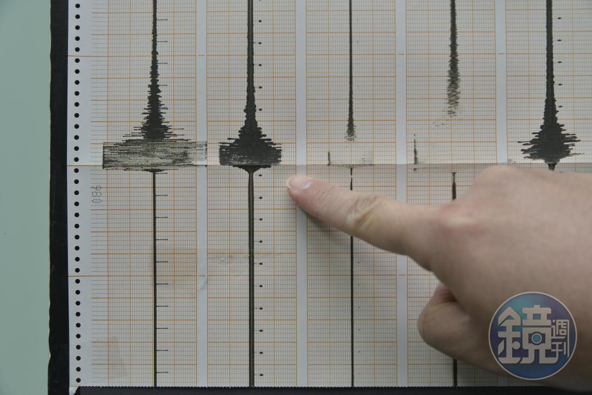 今16時30分發生芮氏規模5.7地震。