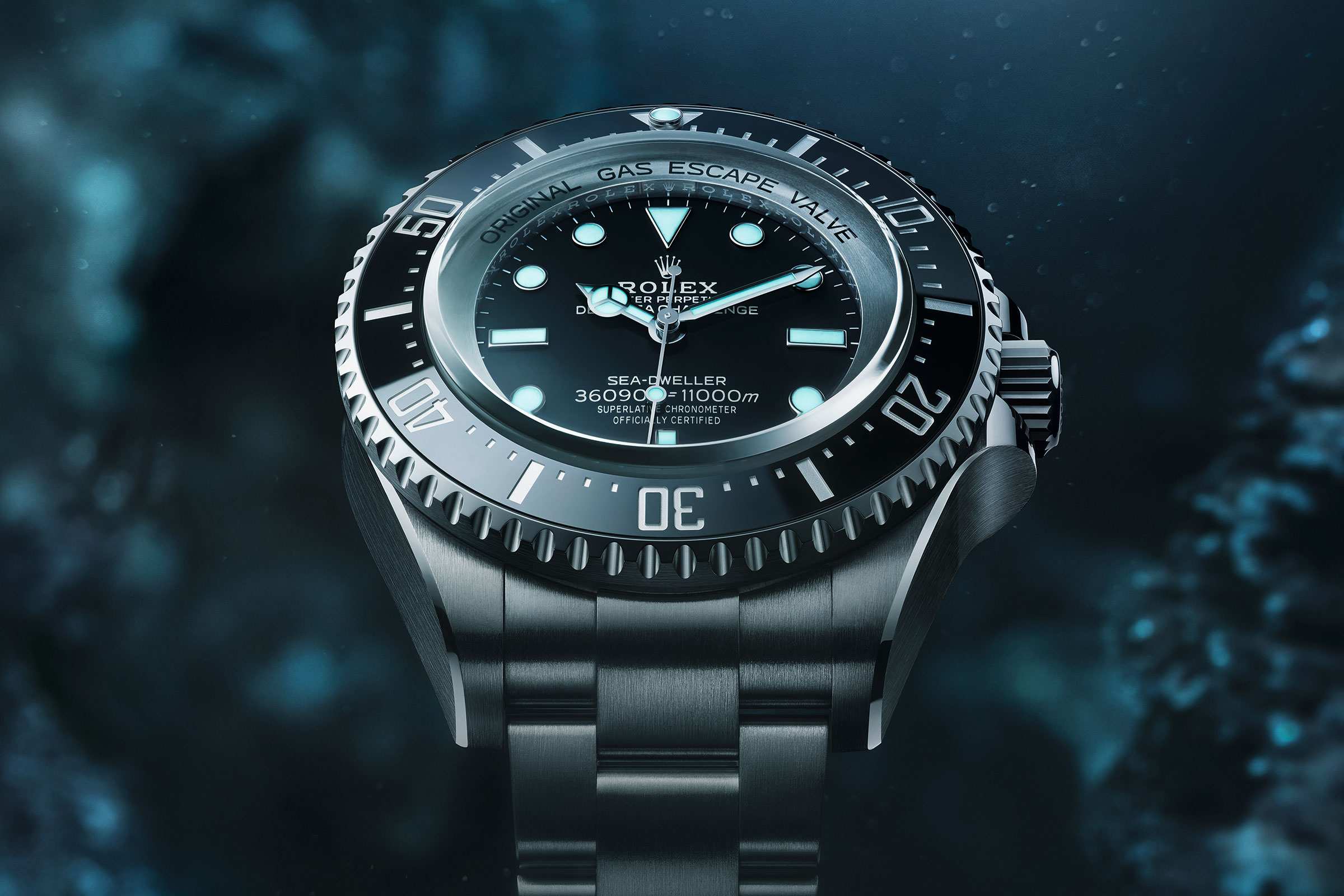 勞力士全新Deepsea Challenge,是2012年概念實驗型腕錶的市售量產版本,也是目前市售錶防水深度之最。