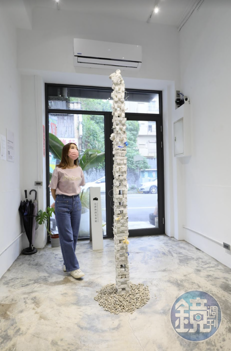 作品《未來痕跡》引領觀看者想像未來的基隆會剩下什麼？