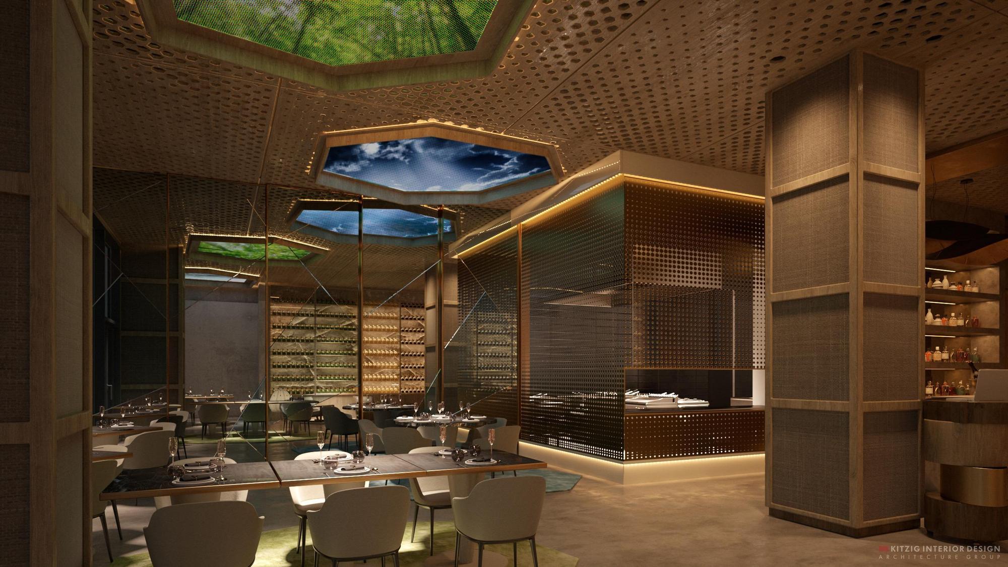 整體由德國Kitzig Design Studio International設計規劃，此為3D示意圖。（La Vie by Thomas Bühner提供）