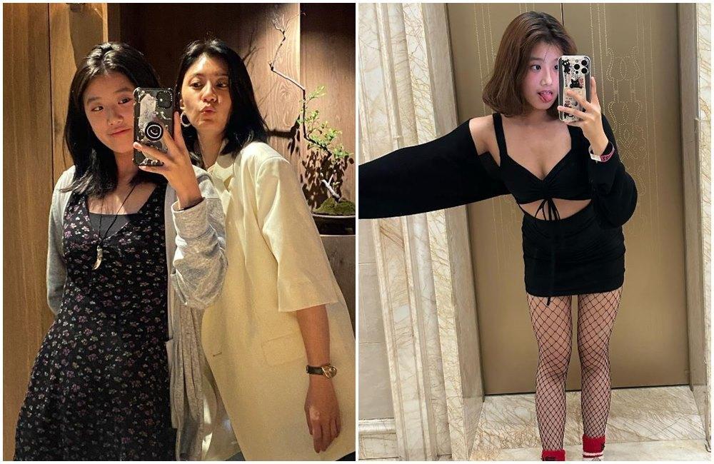 賈靜雯大女兒梧桐妹近來常在社群網站貼出「登大人」照片。（翻攝梧桐妹IG）