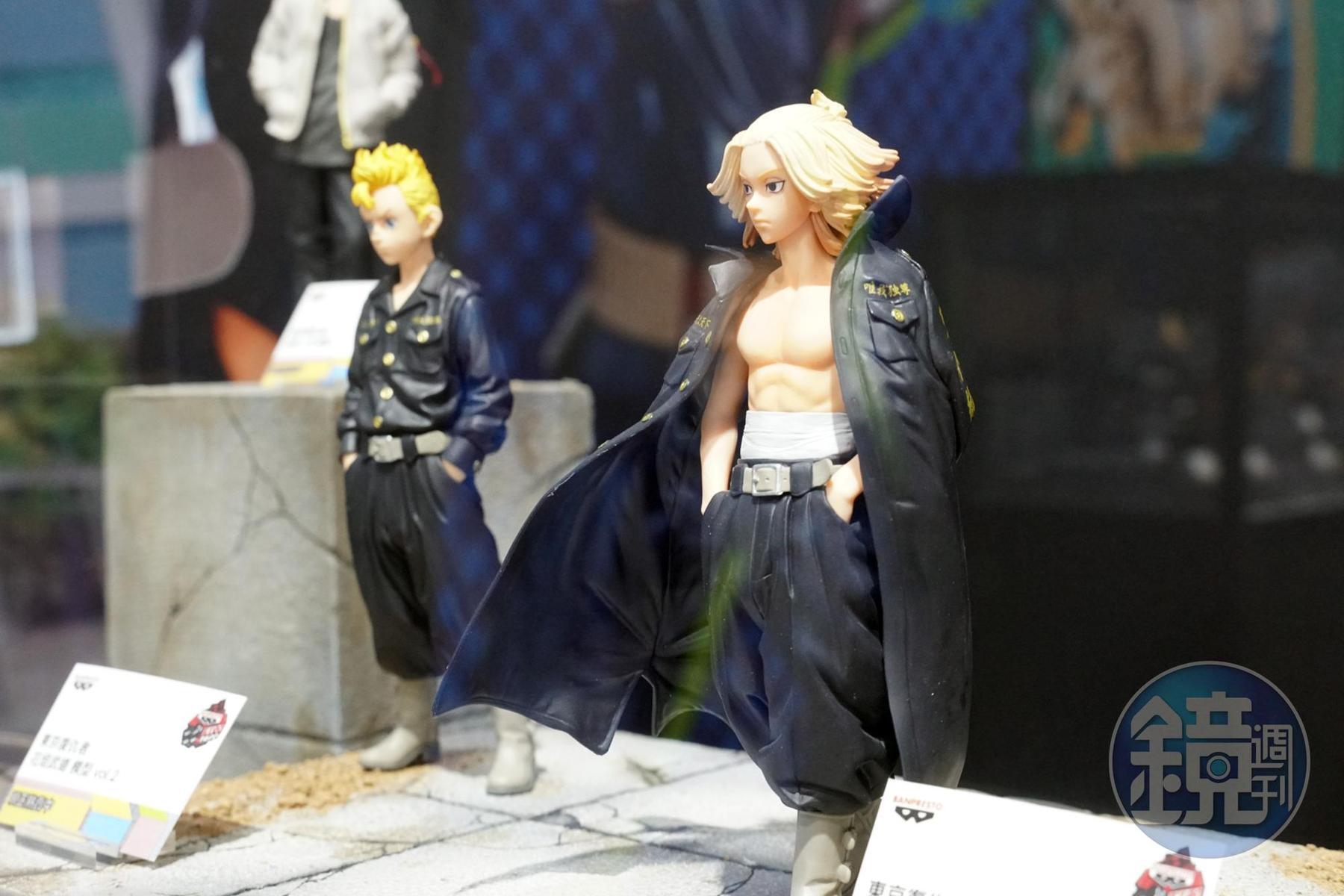 「BANPRESTO EXPO 2022」在台北華山文創園區開展,圖為現場展出的《東京復仇者》「佐野萬次郎」模型。