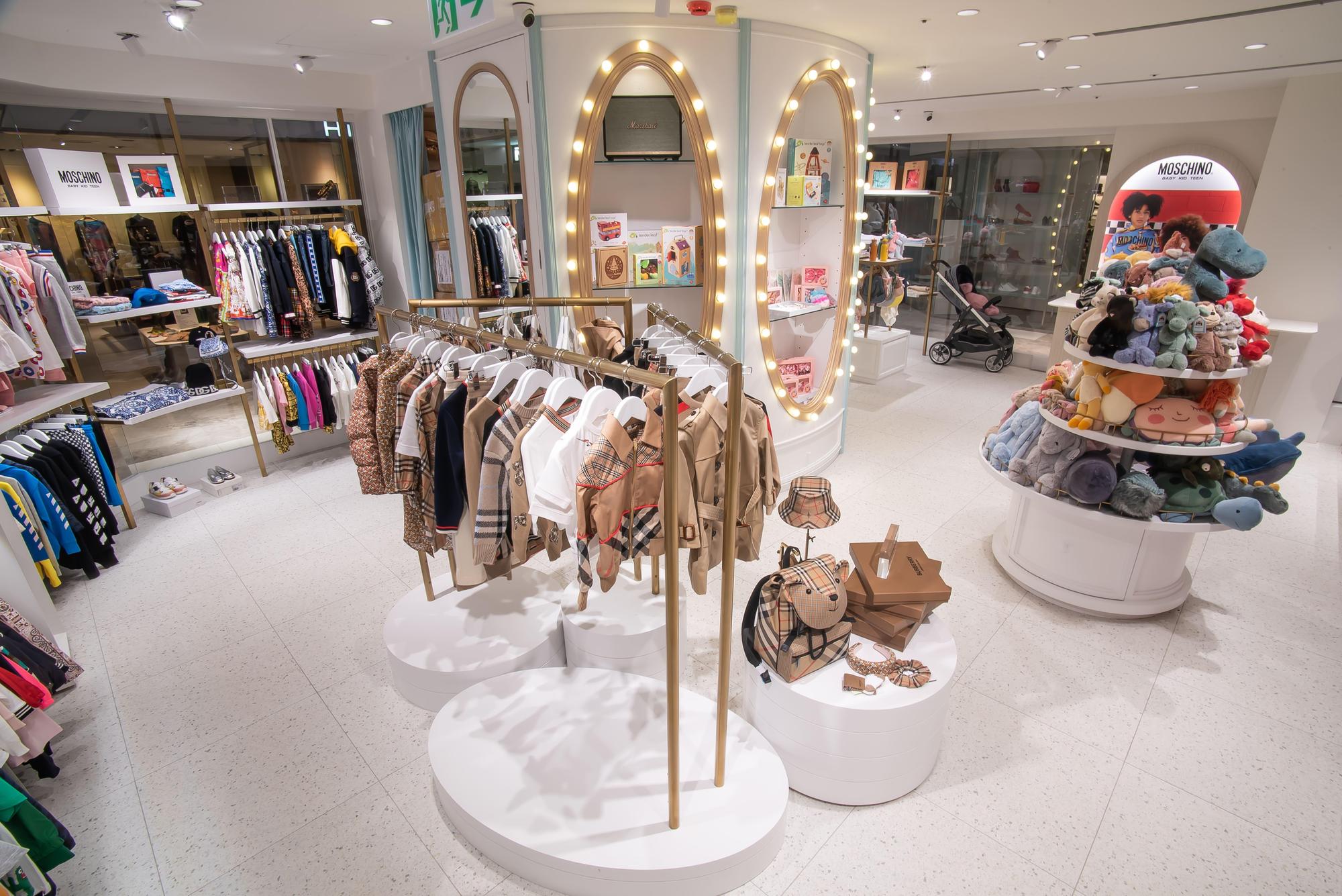 babyMadison進駐高雄漢神本館,成為南部首家國際精品童裝店。(Breeze Couture提供)