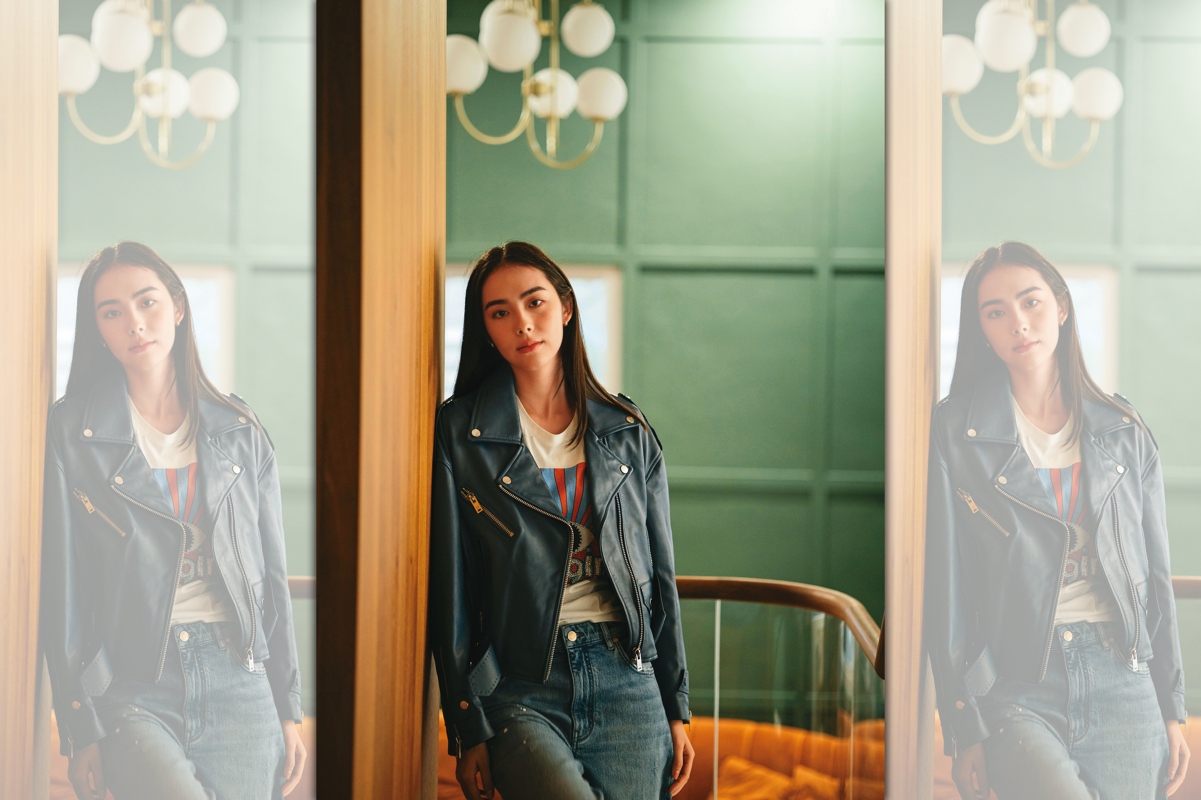 20歲的林奕嵐是台美混血兒，因外表亮眼，十四歲就以模特兒身分拍攝不少MV及廣告，今年轉戰戲劇圈發展。