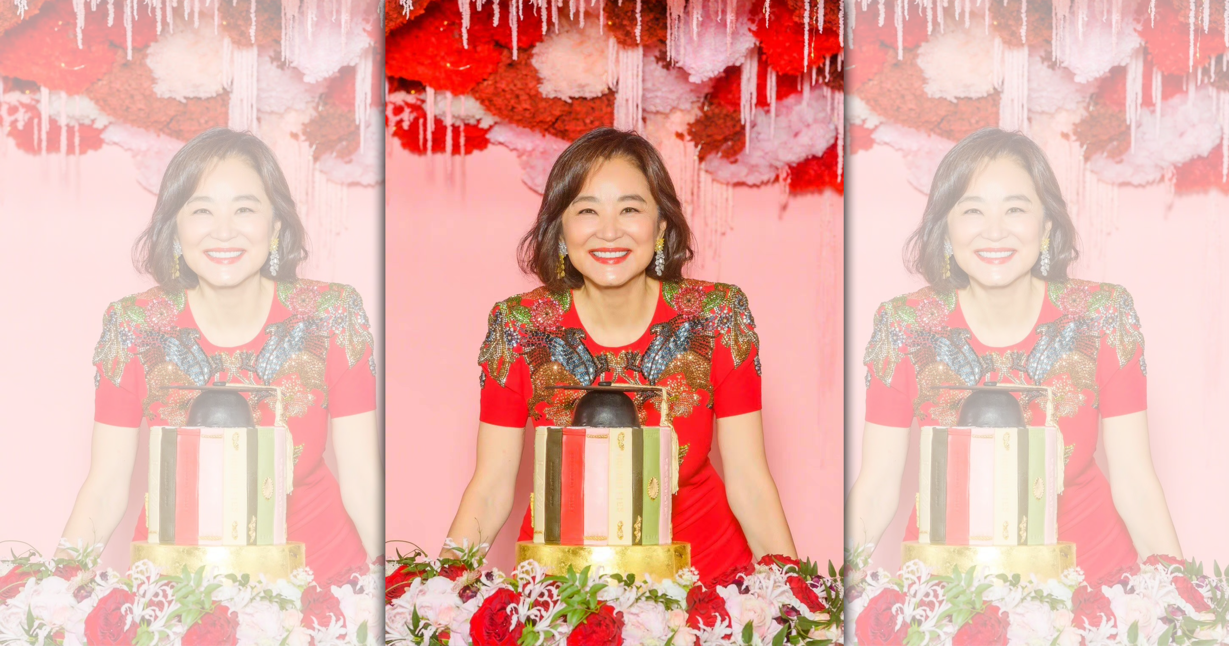 林青霞歡度68歲生日。（翻攝自林青霞微博）