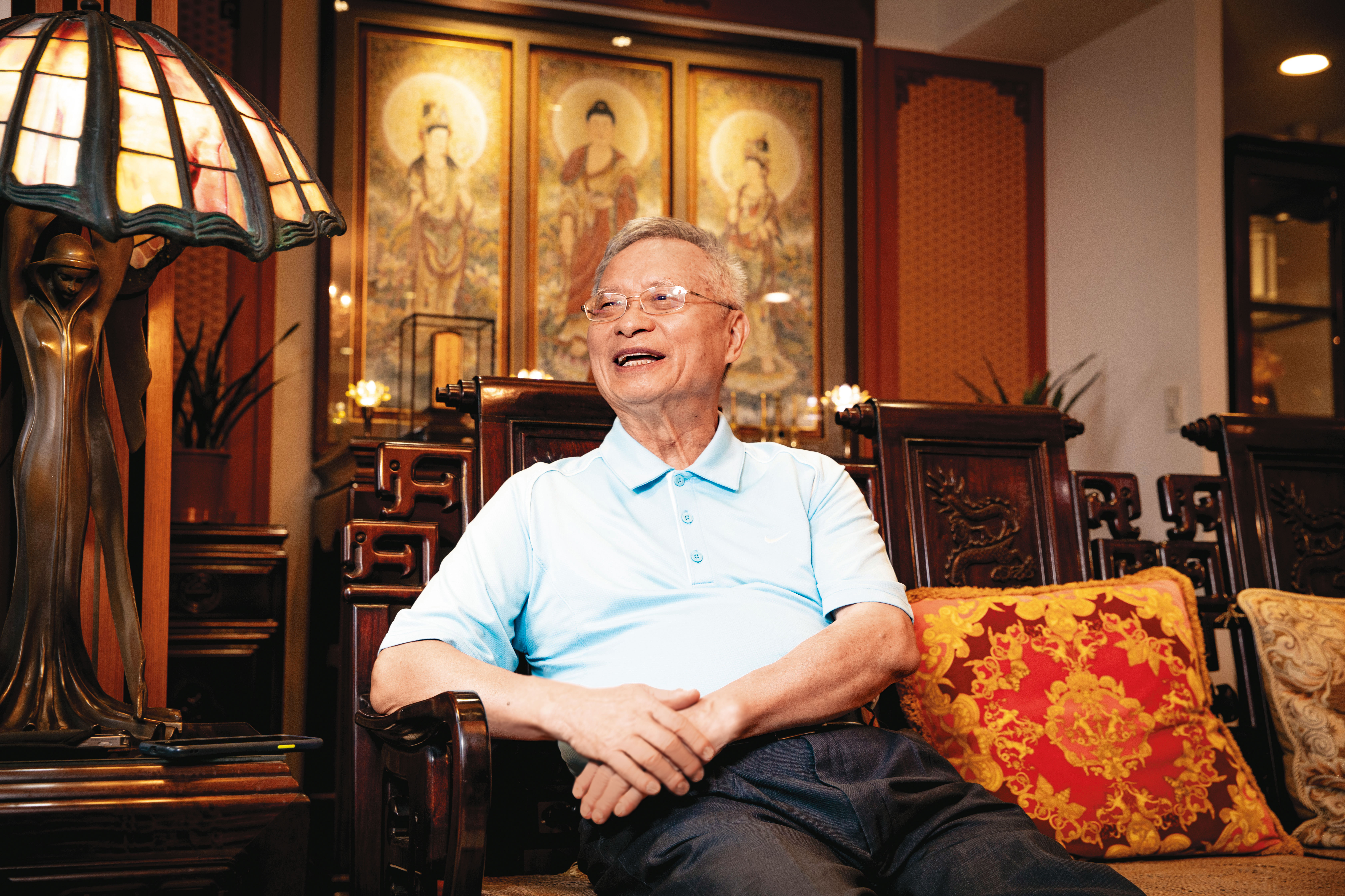 父輩早逝,林昭庚曾替自己算命,只能活到39歲。跨過39歲,他體會,任何宗教命理只是參考。