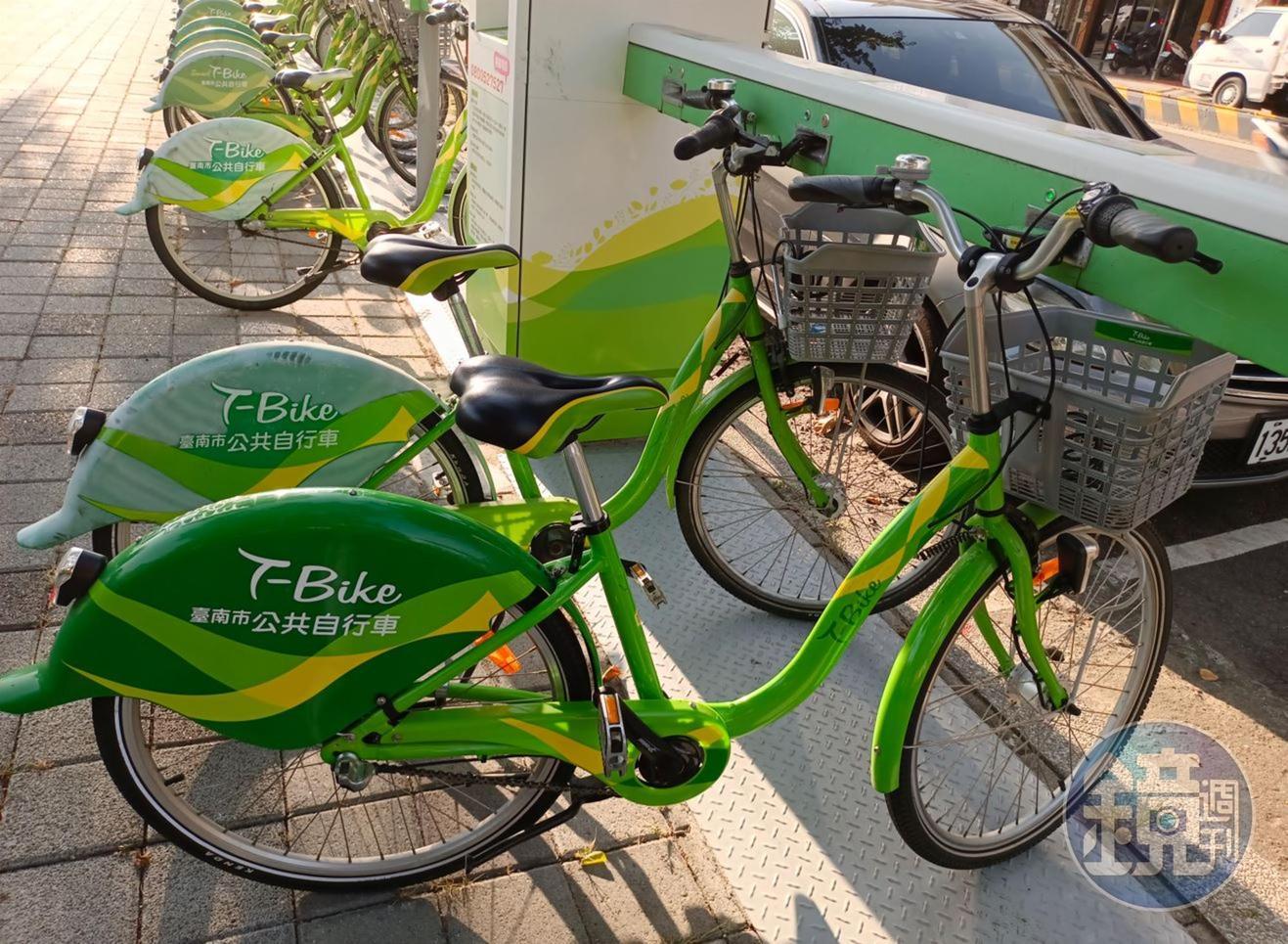 台南現有的T-Bike營運不佳，使用率低。
