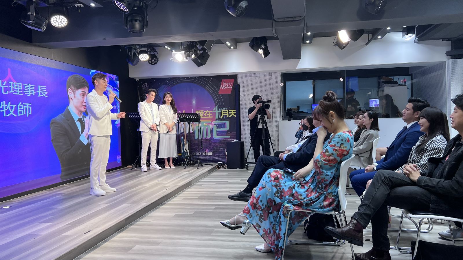 宋逸民首次挑戰新戲《幸福宅一起》製作。（藝起發光提供）