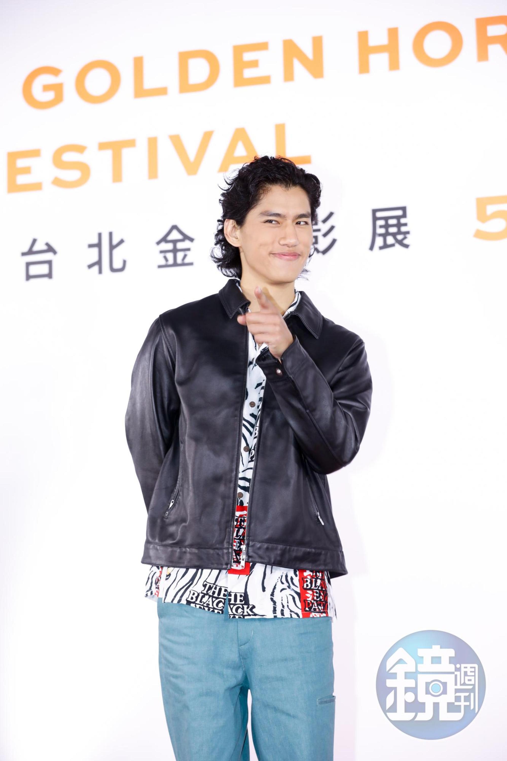 演技頗受肯定的朱軒洋,以《黑的教育》入圍金馬最佳男配角項目。