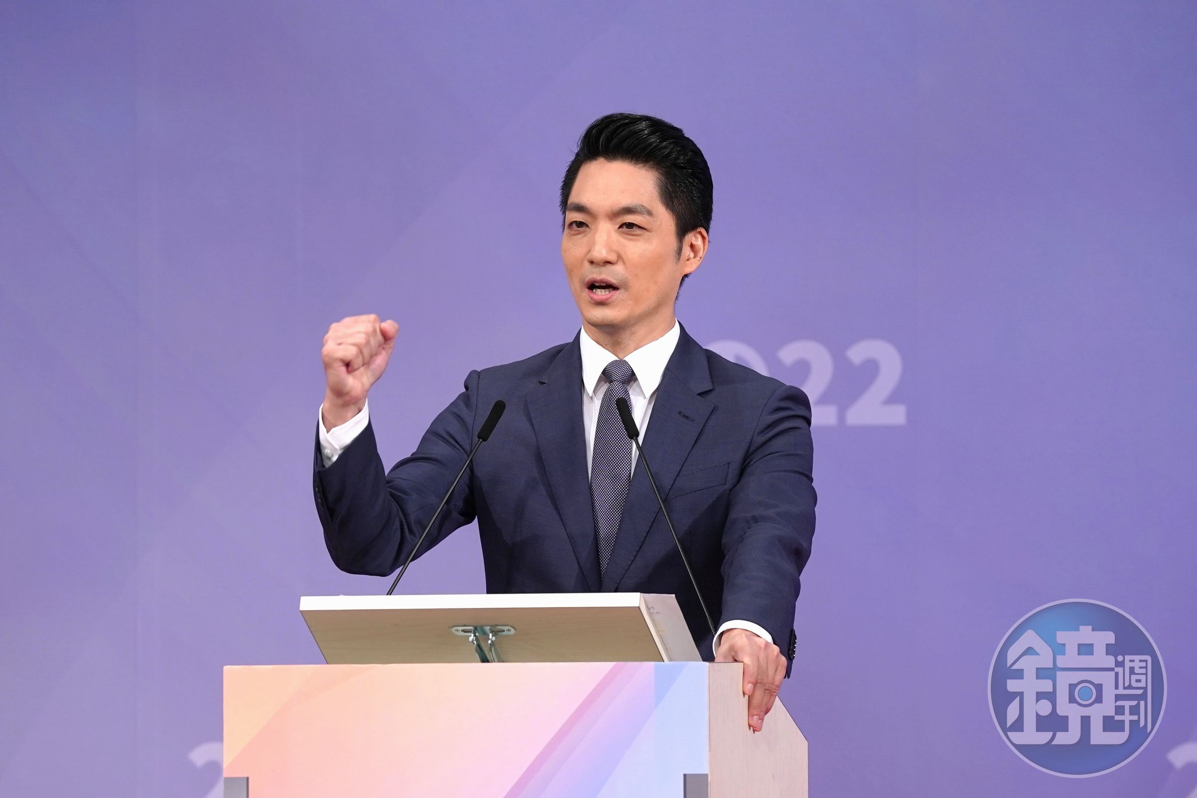 蔣萬安對陳時中的防疫爭議提出「7個為什麼」。（主辦單位提供）