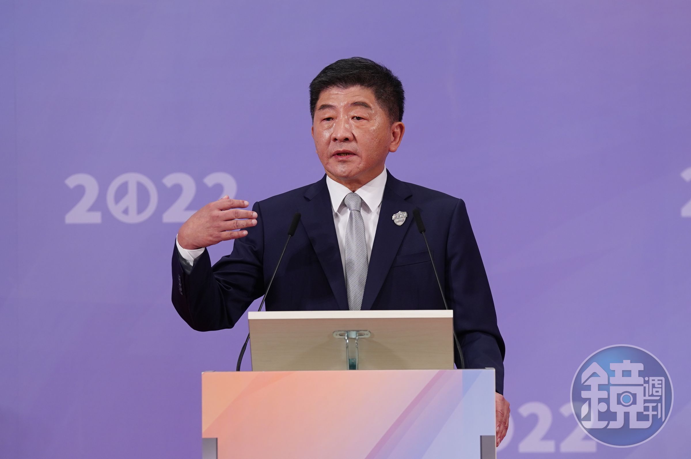陳時中對蔣萬安的問題，反嗆是「裝睡的人叫不醒」。（主辦單位提供）