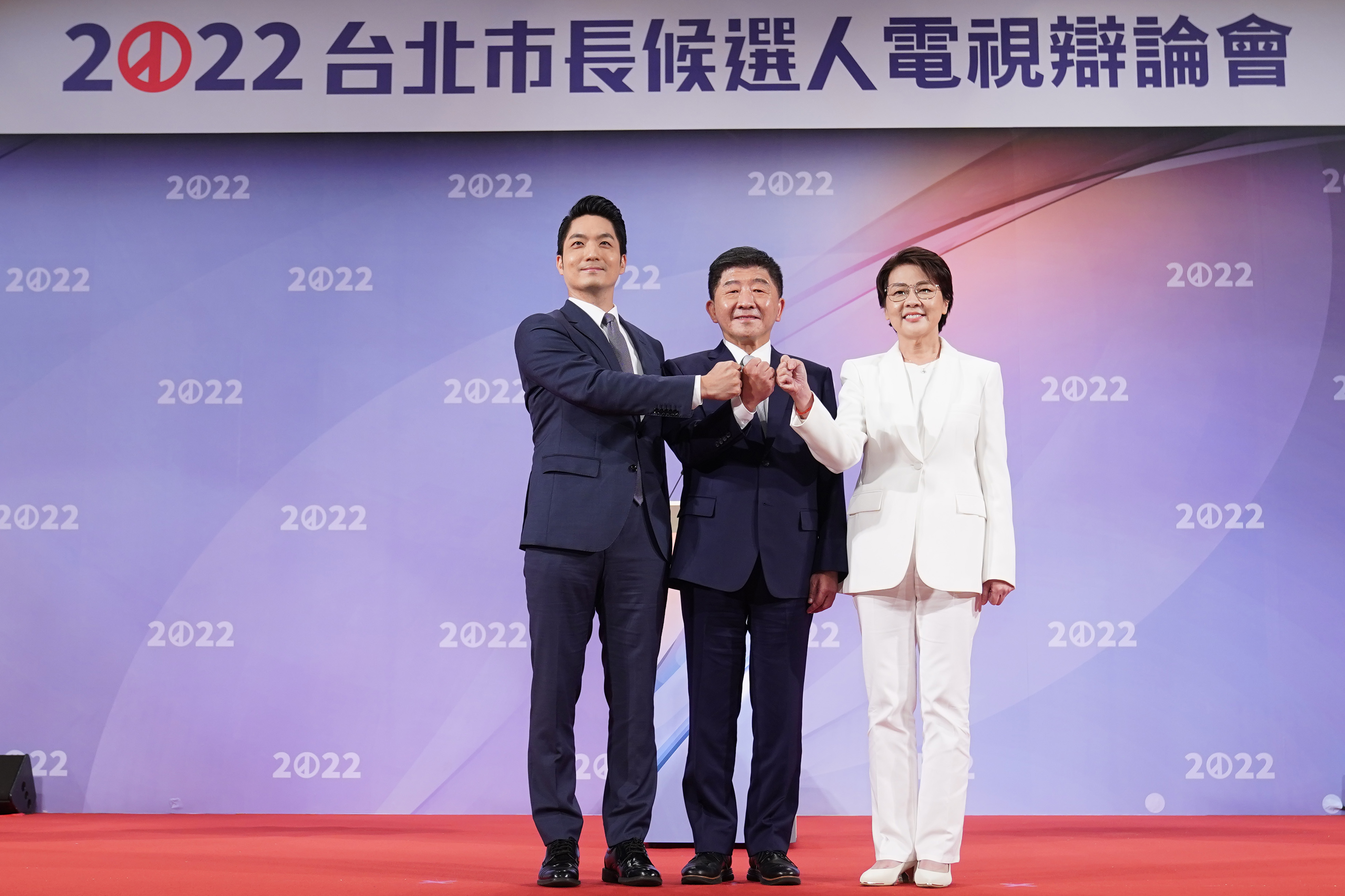 台北市長候選人電視辯論會今（5日）下午2點至4點登場。（主辦單位提供）