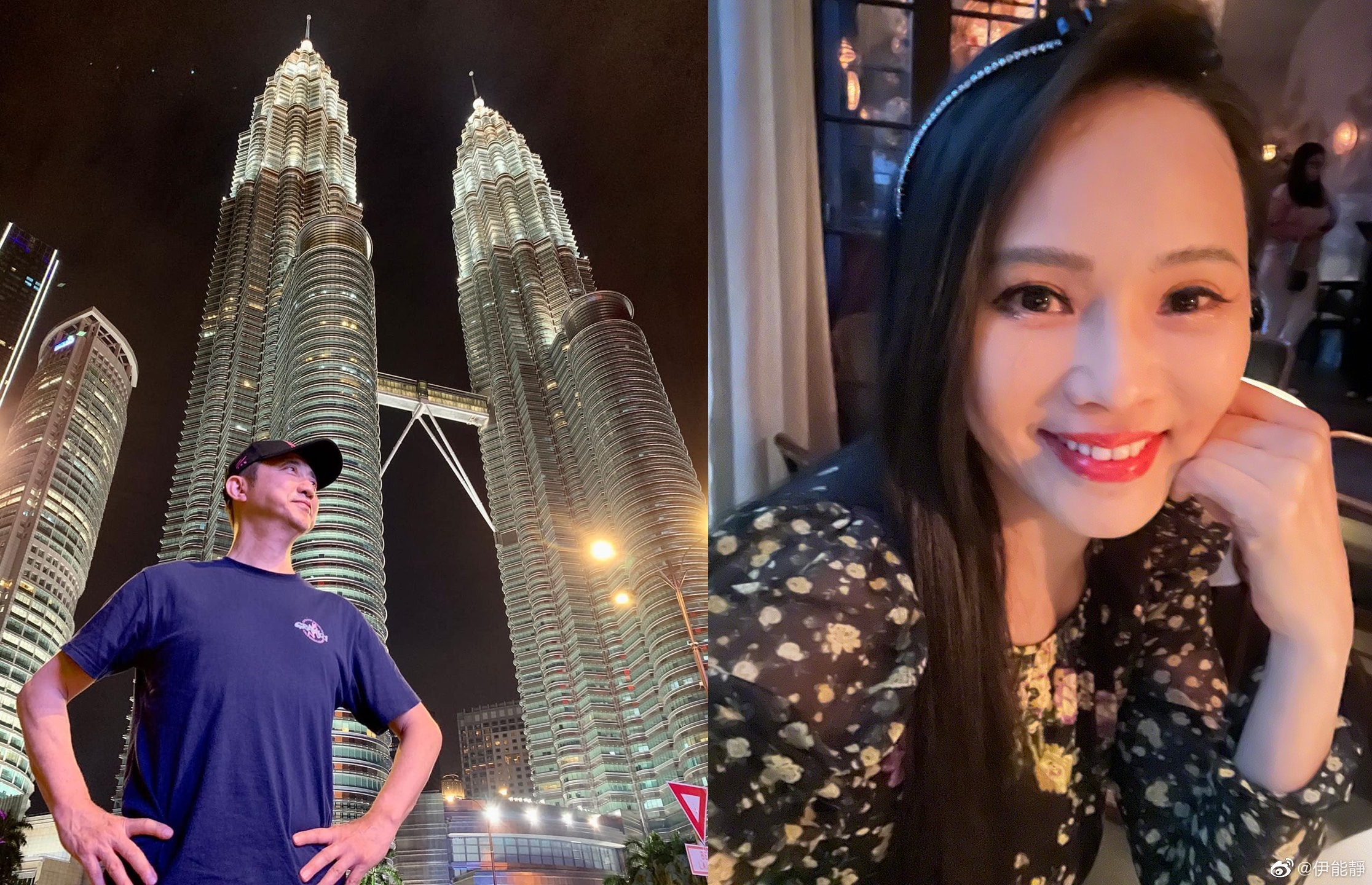 透過訪談過程，伊能靜自我剖析上一段跟哈林逝去的婚姻。（翻攝哈林臉書、伊能靜微博）