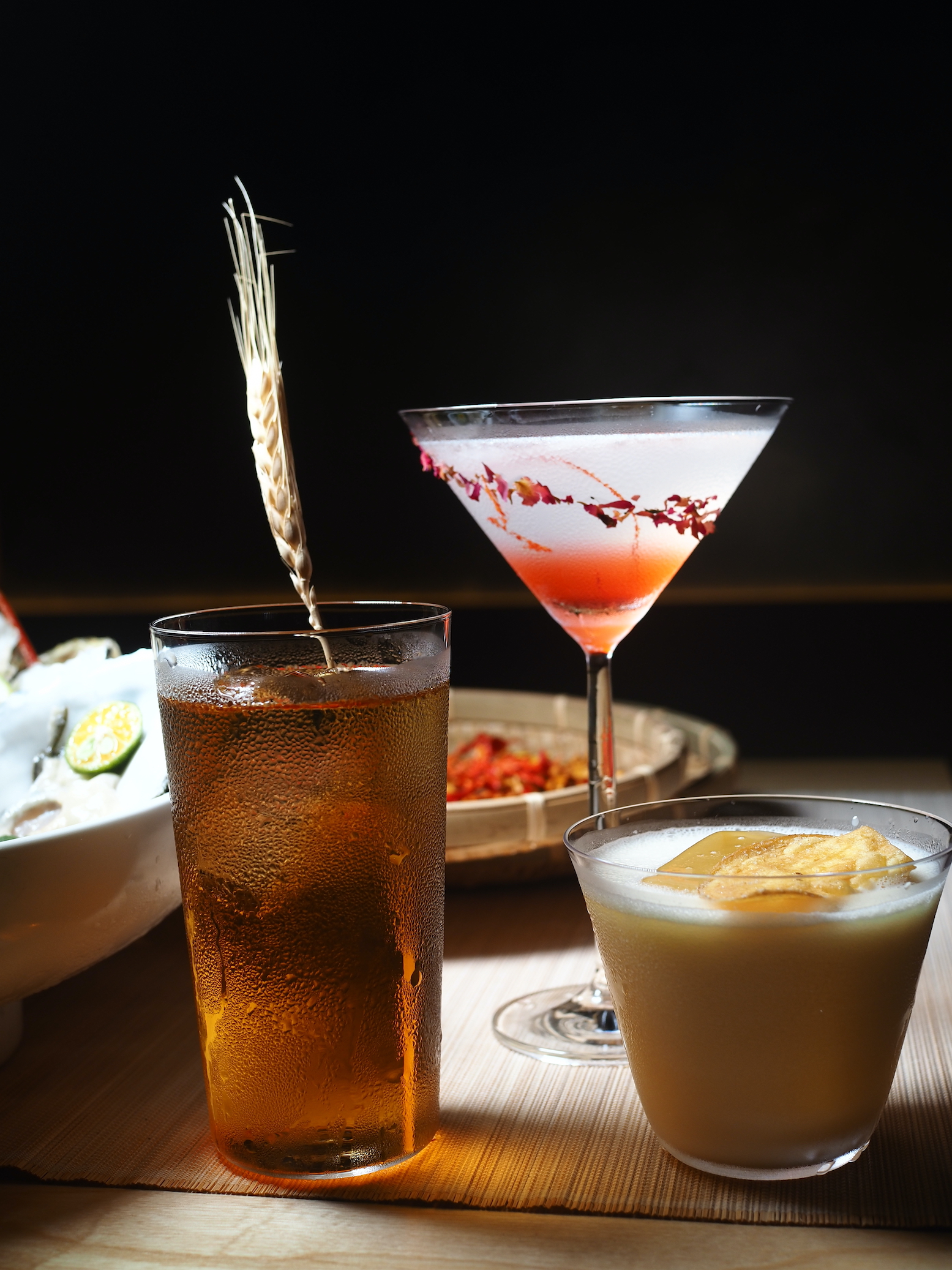 以燒酎、日本酒為基底的調酒，滿足各種口味需求。