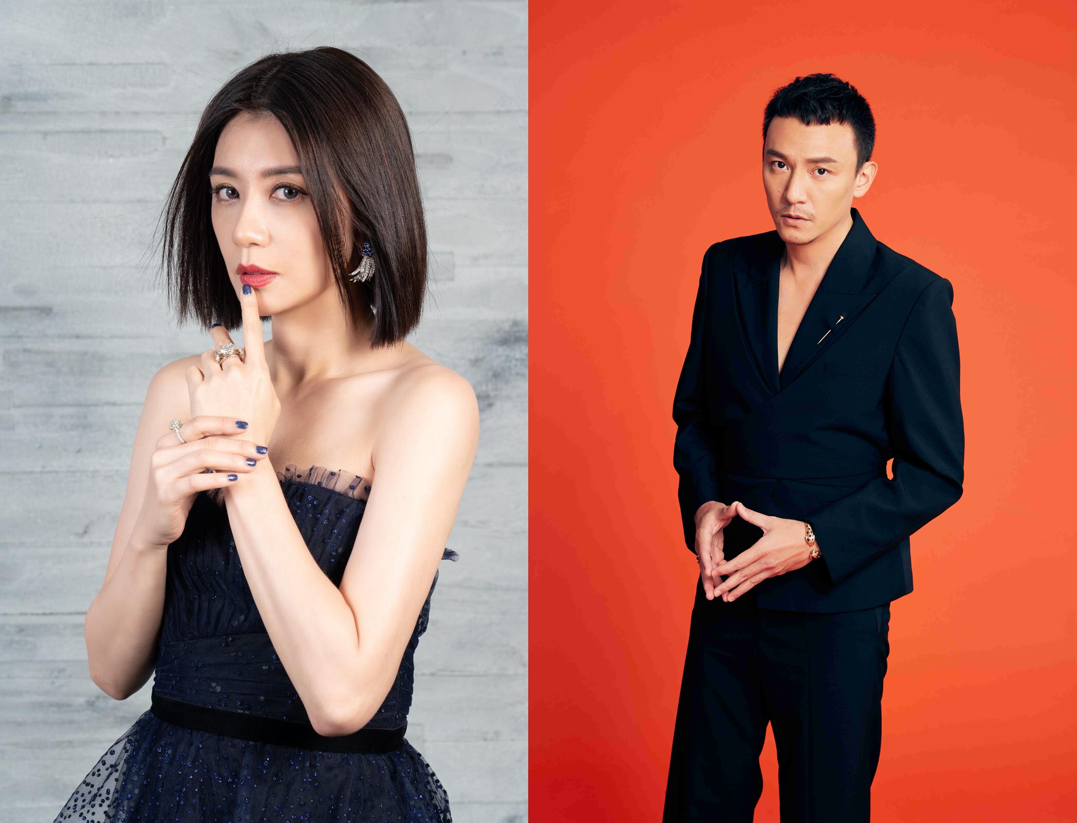 上屆影帝后張震、賈靜雯照慣例回娘家，將為新出爐影帝后加冕。（金馬執委會）