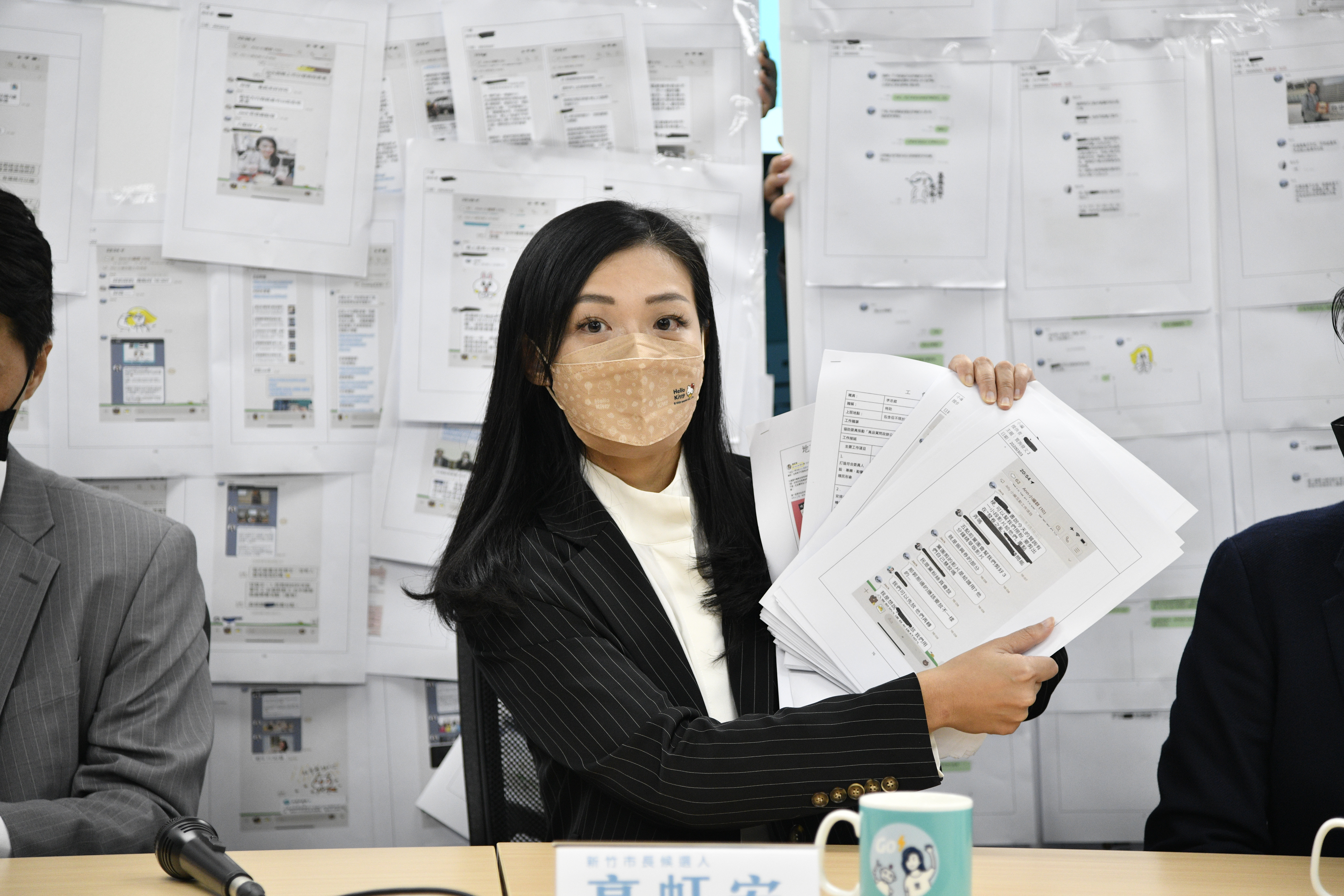 高虹安今召開記者會澄清助理案，不過她所提供的「工作報告」文件中，就被許多人發現有諸多疑點。