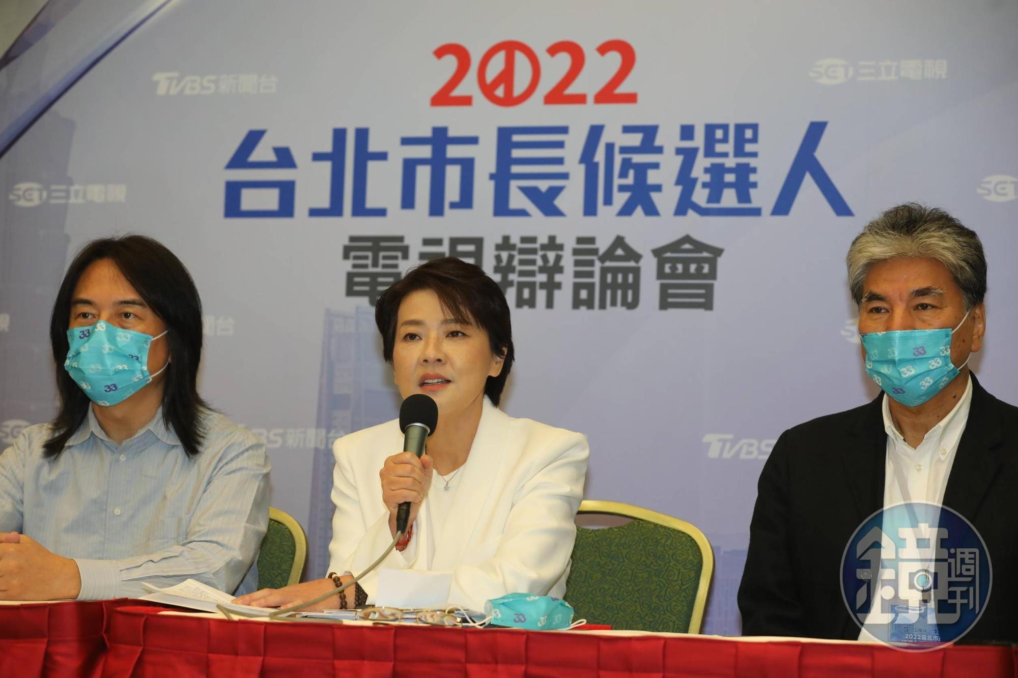 黃珊珊在辯論會上因妝髮造型引起熱議，她日前受訪回應，自己很感謝化妝師朋友，不會因此開除對方。（本刊資料照）