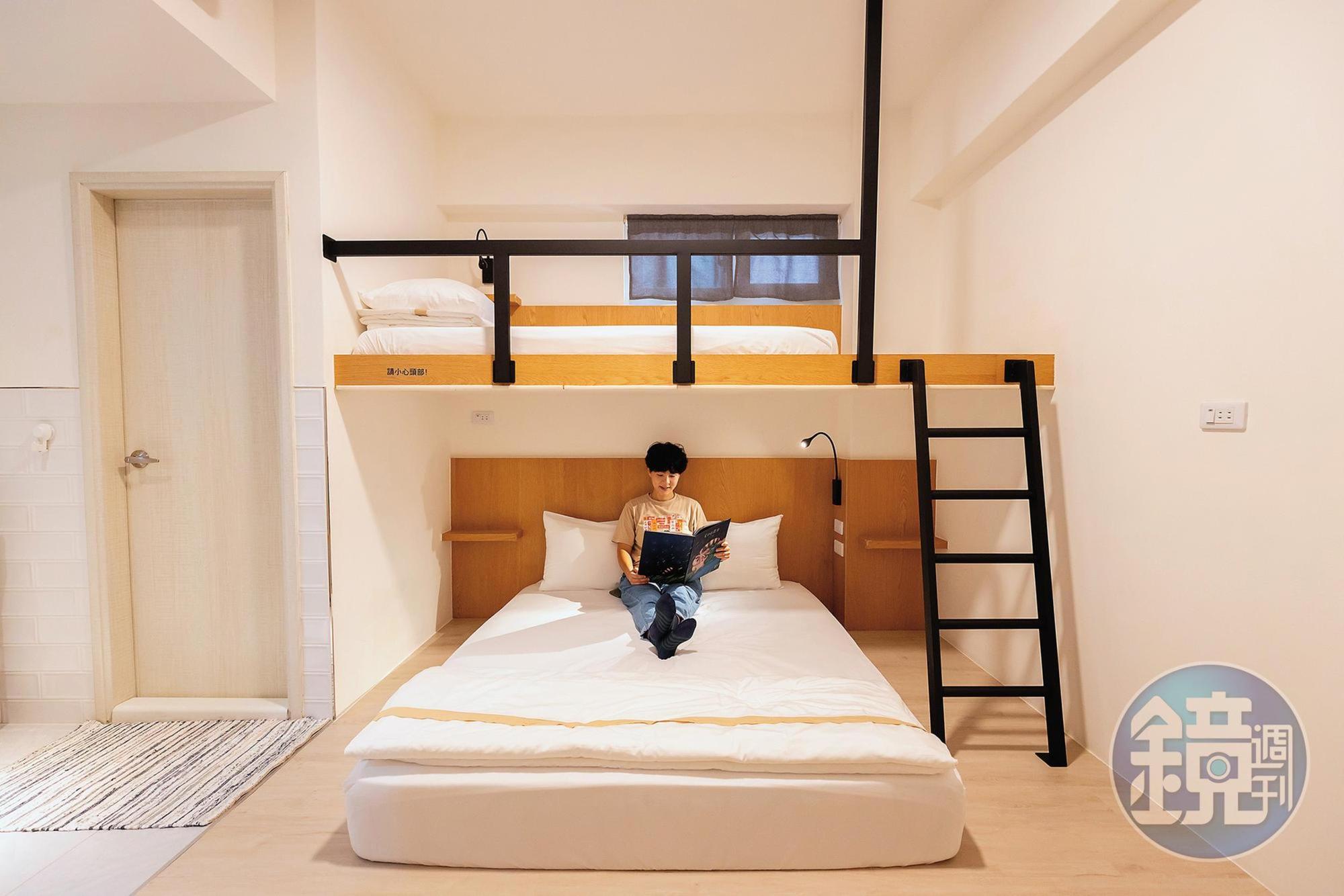 「J's Hostel仁旅宿」是網路上評價5顆星的背包客棧，每晚只要750元起就能入住，而且包含豐盛早餐。