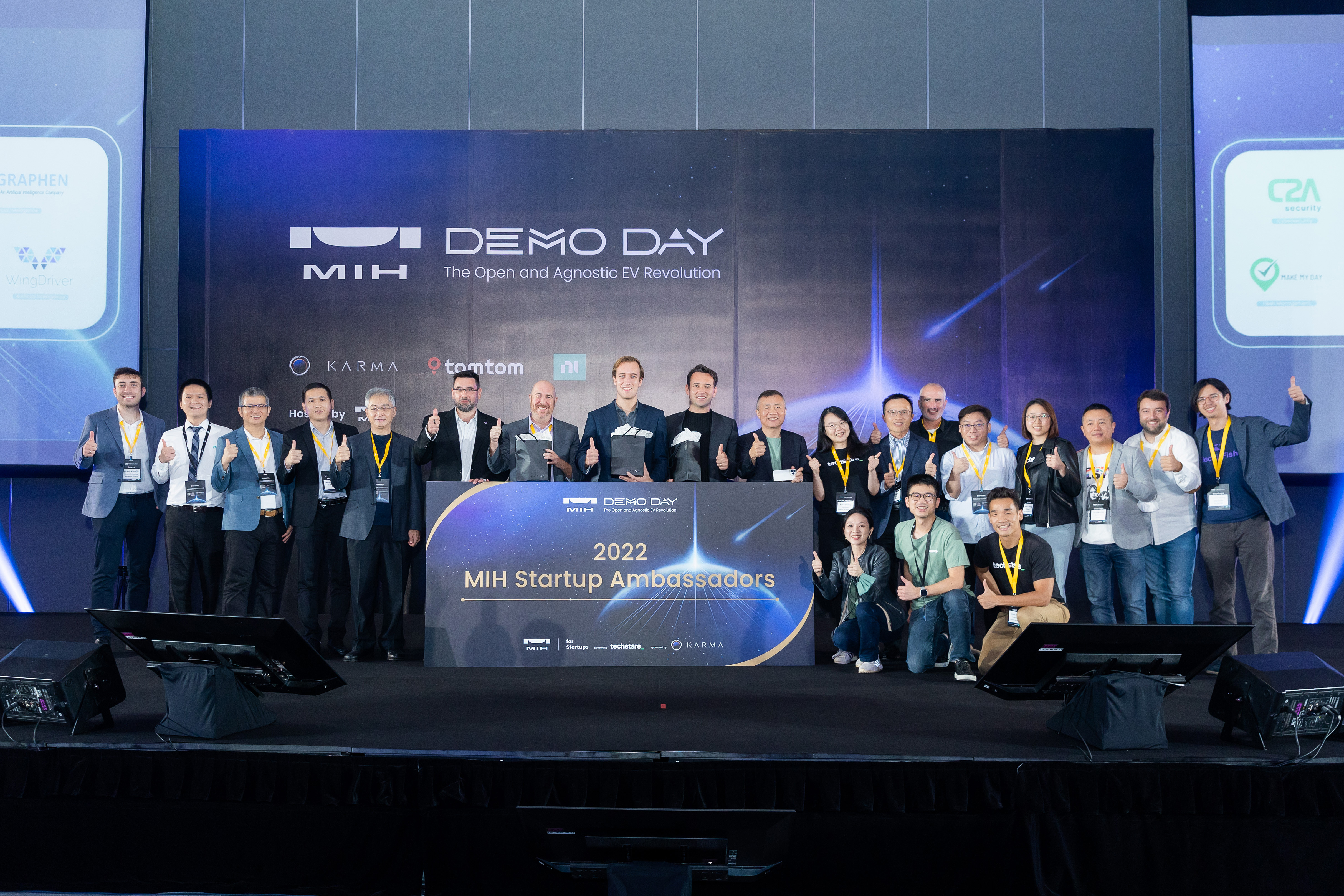 MIH開放電動車聯盟今(8)日攜手之知名美國新創加速器Techstars舉行 MIH for Startups Pitch 活動。(MIH提供)