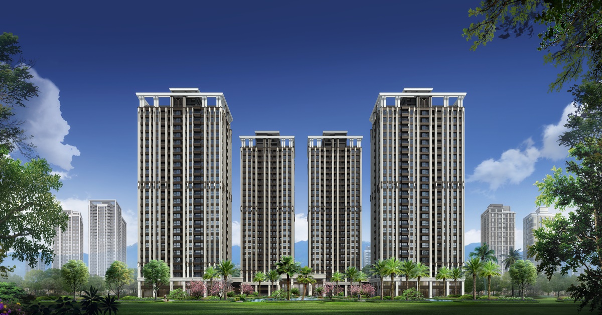 位於土城的「世界花園」距離捷運板南線海山站散步僅需5分鐘，6,000坪大基地氣勢磅礡，欲打造土城首座國際複合城區。(圖為3D示意圖)