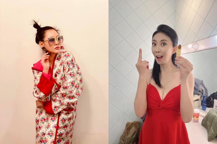 小S安慰李宇柔（右）的女兒髮型，一字一句讓親子部落客「德州媽媽」讚不絕口。（翻攝小S、李宇柔臉書）