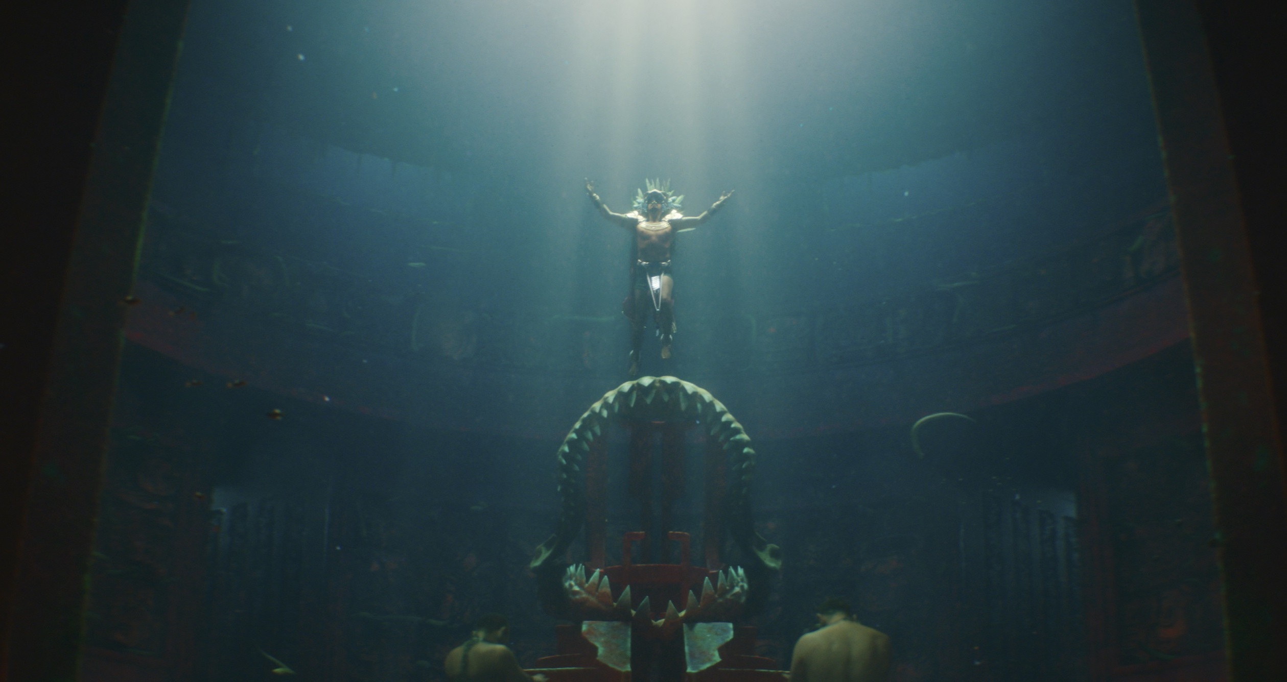 塔洛坎是隱藏在水底的世界，隨著瓦干達對外打開大門，也被迫放棄了世外桃源的日子。（漫威提供）