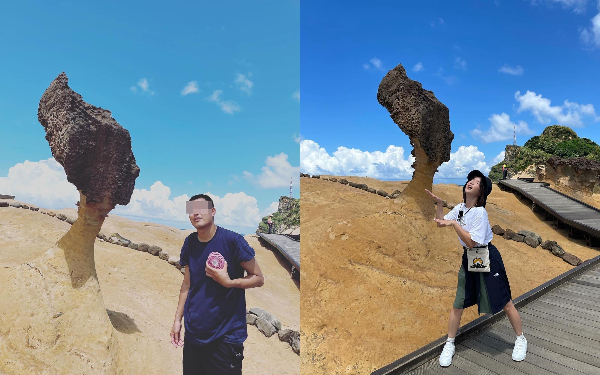 經過比對，李佳穎在十月曾與新歡楊先生出遊，拍了一樣角度照片，但是錯開時間上傳。（翻攝IG）