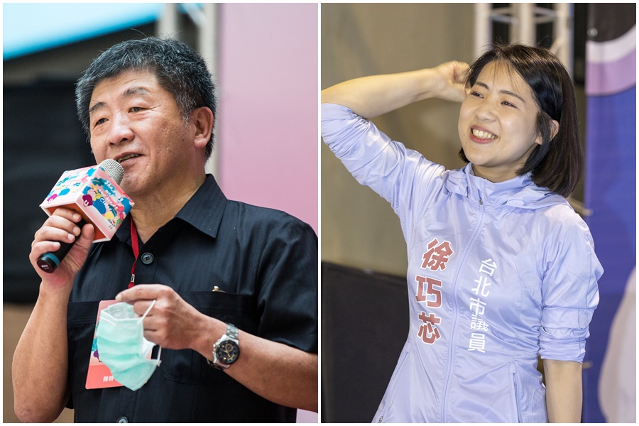 針對徐巧芯的指控，陳時中（左）表示個人不會提告。（本刊資料照）