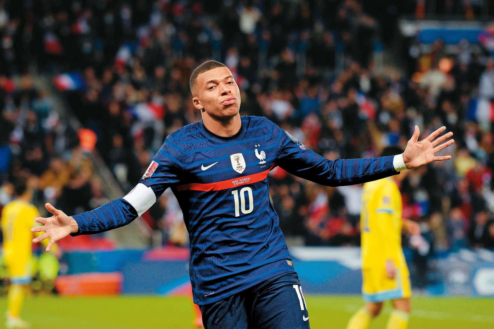 法國球星姆巴佩 Kylian Mbappe。（東方IC）