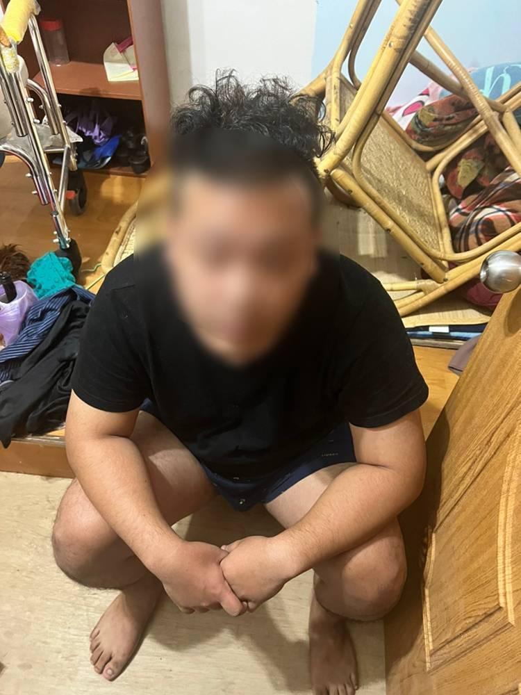 共犯吳男遭逮。（翻攝畫面）
