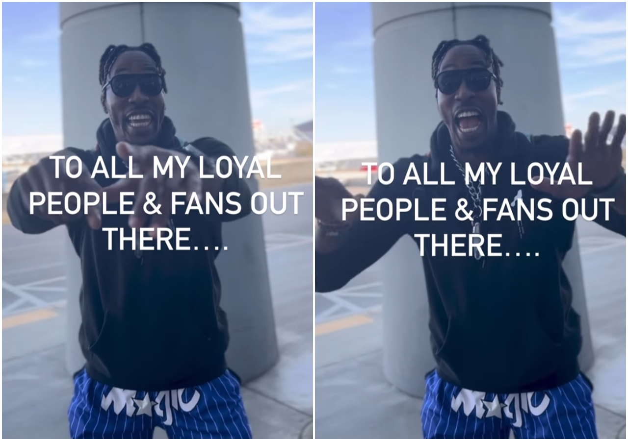 霍華德在登機前於IG釋出短影片，並興奮寫下「台灣超人正在路上」。（翻攝自Dwight Howard IG）