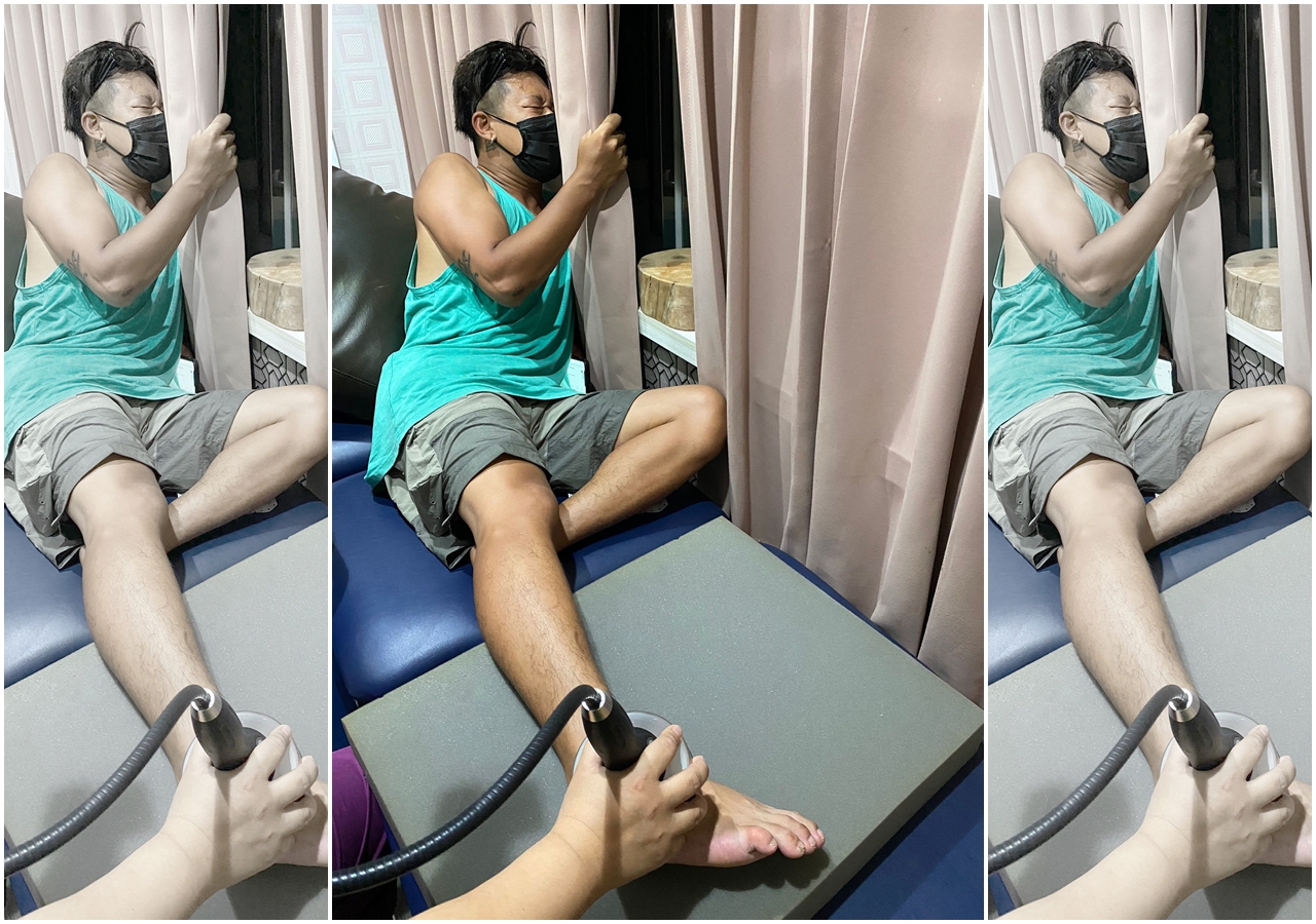 健志錄影腳受傷送醫。（歡迎光臨等你來家1提供）