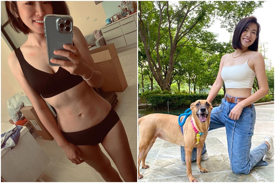 米可白近幾年在戲劇圈表現亮眼，身材保養得宜的她越來越大方和粉絲分享性感照。（翻攝自IG mimi00419）