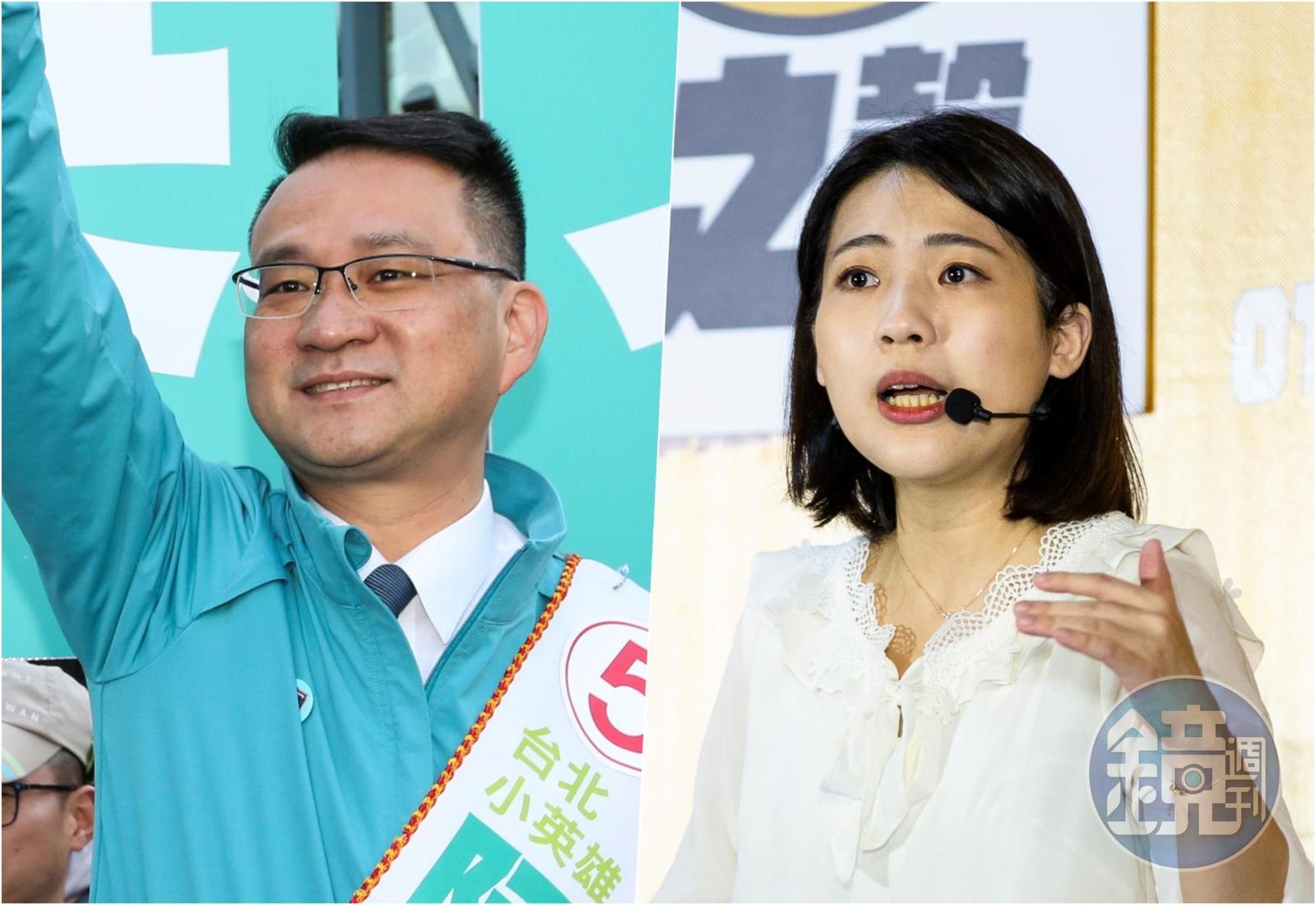 放棄議員連任的阮昭雄(左)宣布投入立委補選,徐巧芯(右)被點名則稱先拚議員連任成功。(本刊資料照)