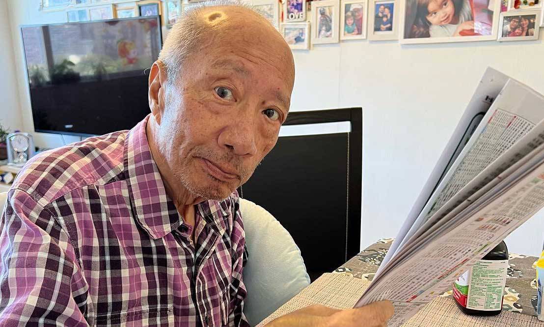 余子明近年由家人照顧起居。(翻攝 yuchiming1944 IG)