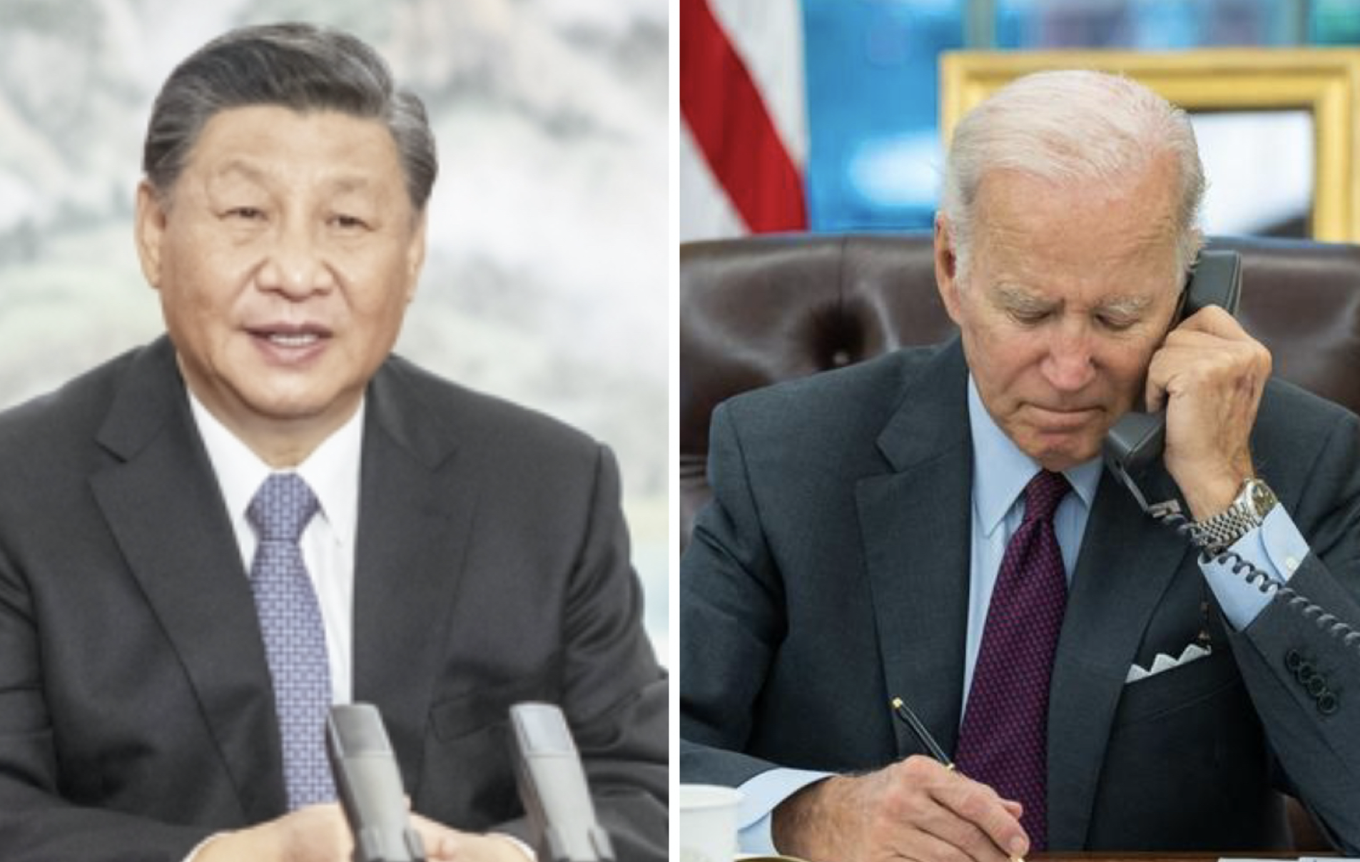 美國總統拜登（Joe Biden）與中國國家主席習近平將於印尼峇里島舉行的G20峰會期間會晤。（翻攝新華網、拜登臉書）